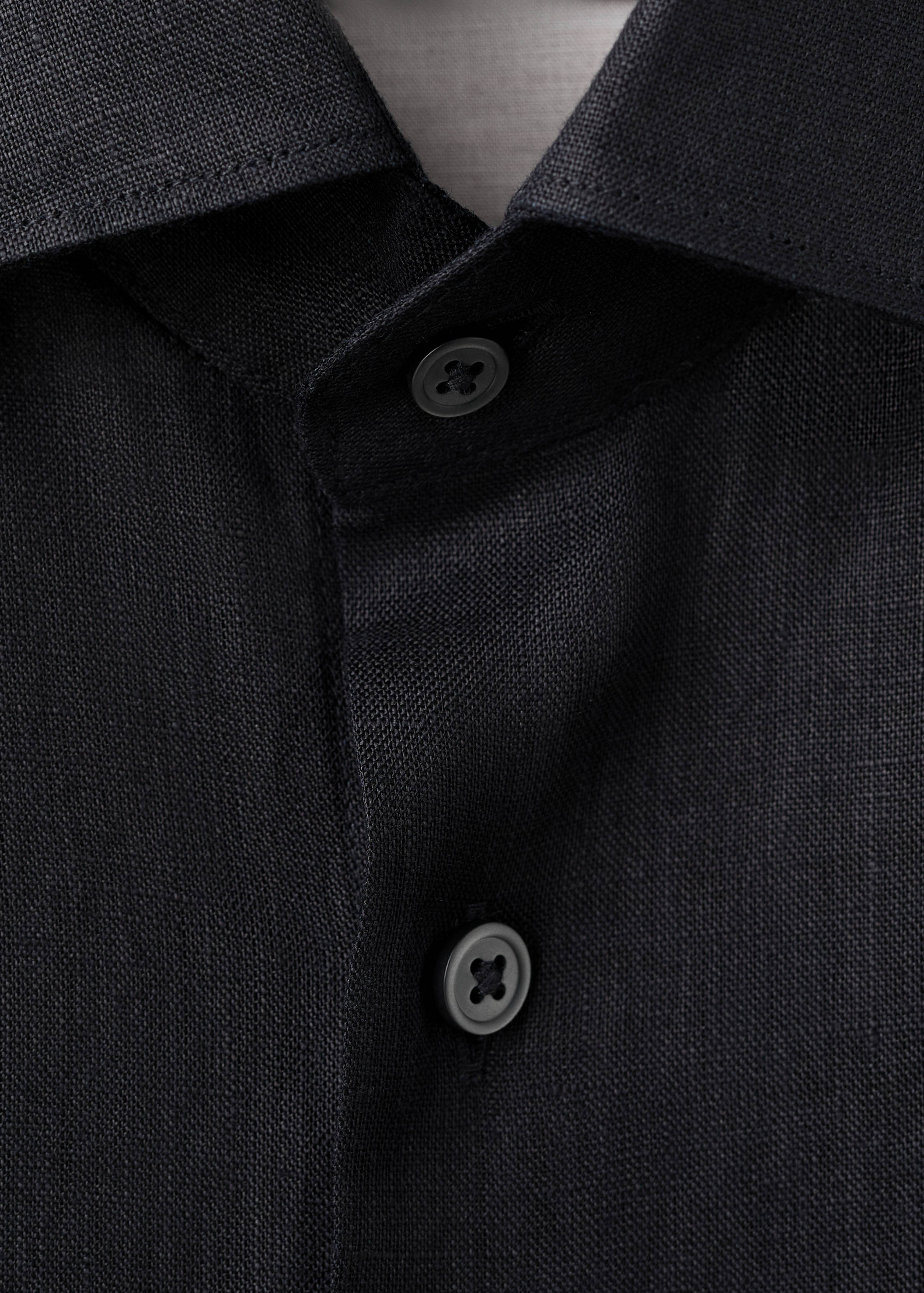 Camisa slim fit 100% lino - Detalle del artículo 8