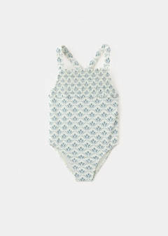 Floral print swimsuit — Aqua Green 2