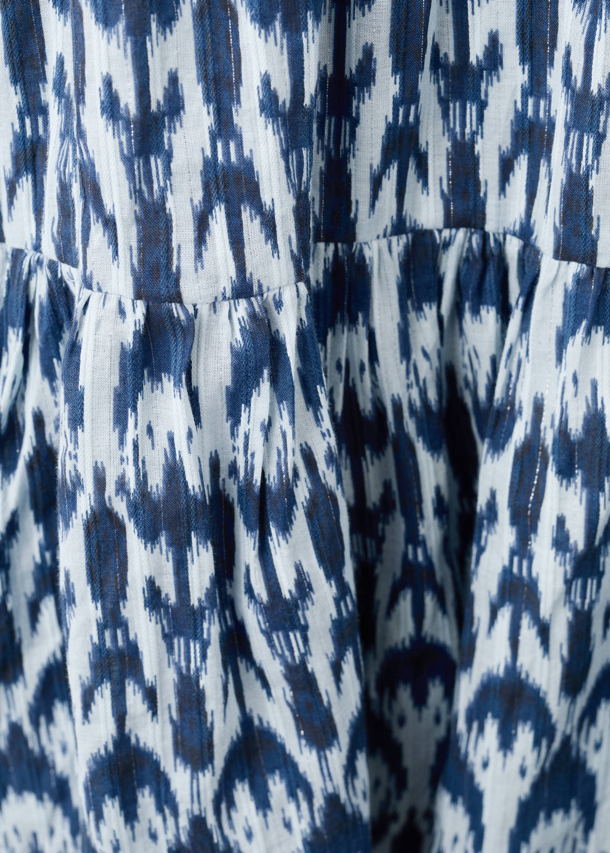 Short patterned dress - Details of the article 0