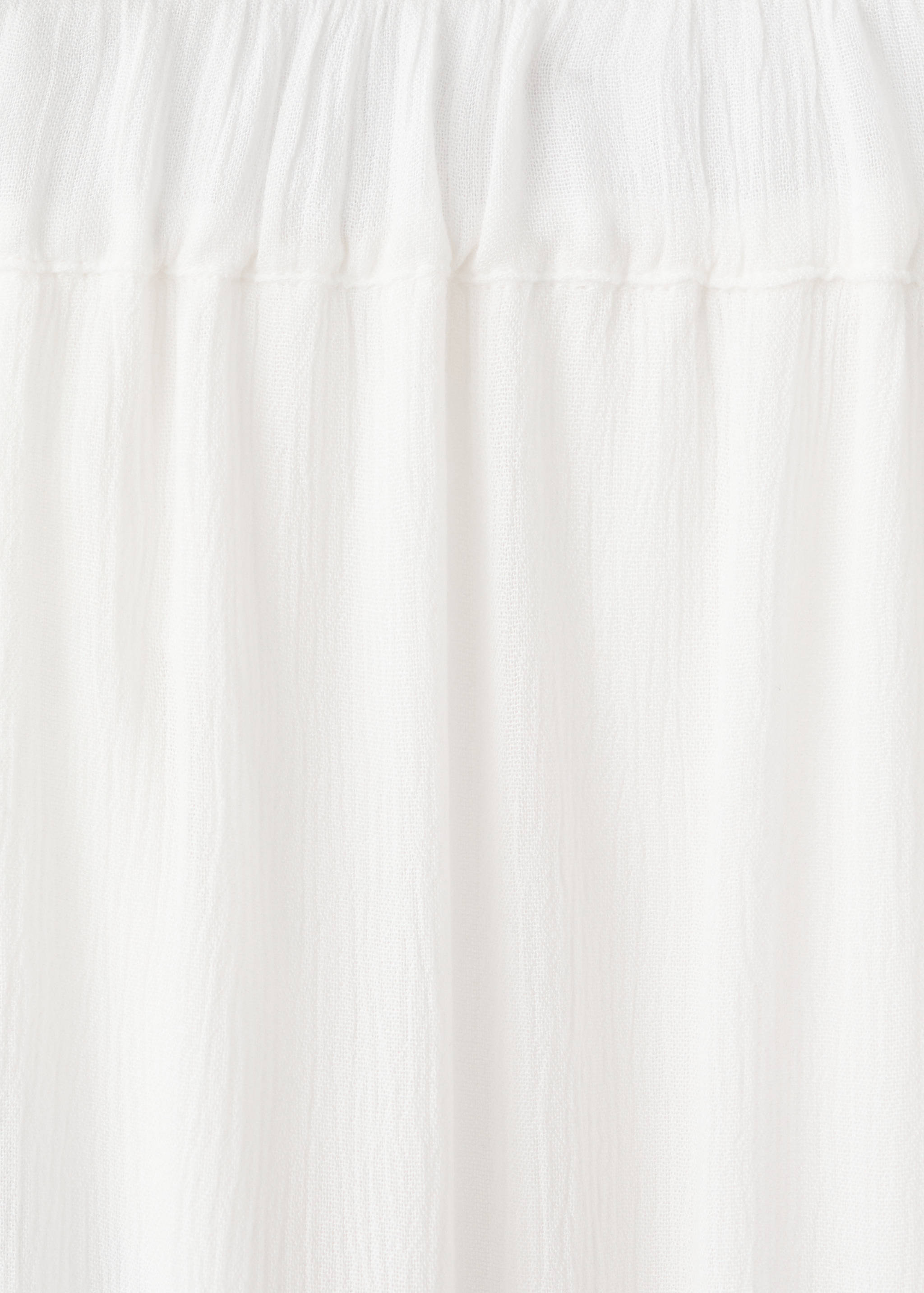 Юбка из струящейся ткани со вставками - Деталь изделия 8