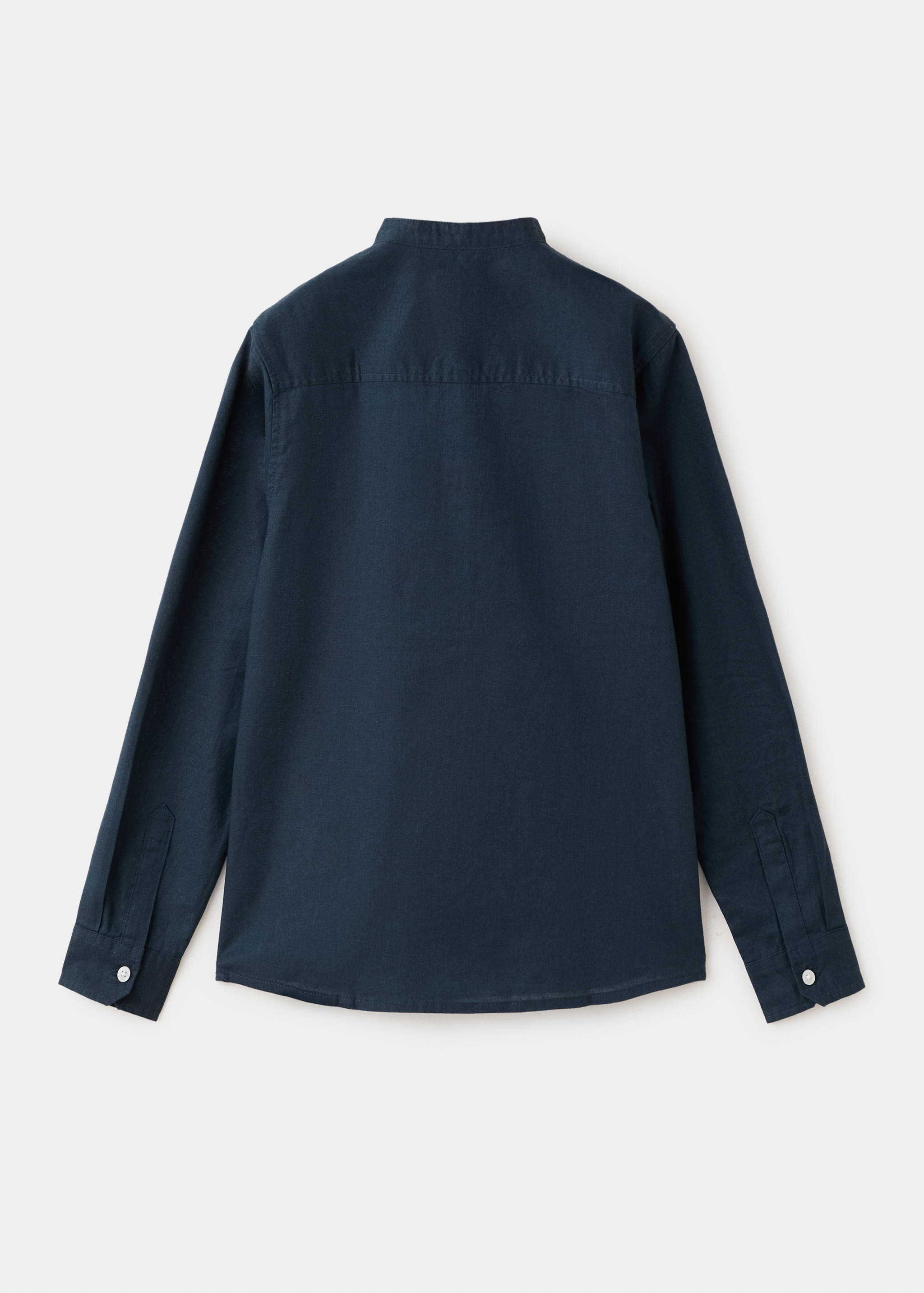 Linen-blend shirt - Reverse of the article