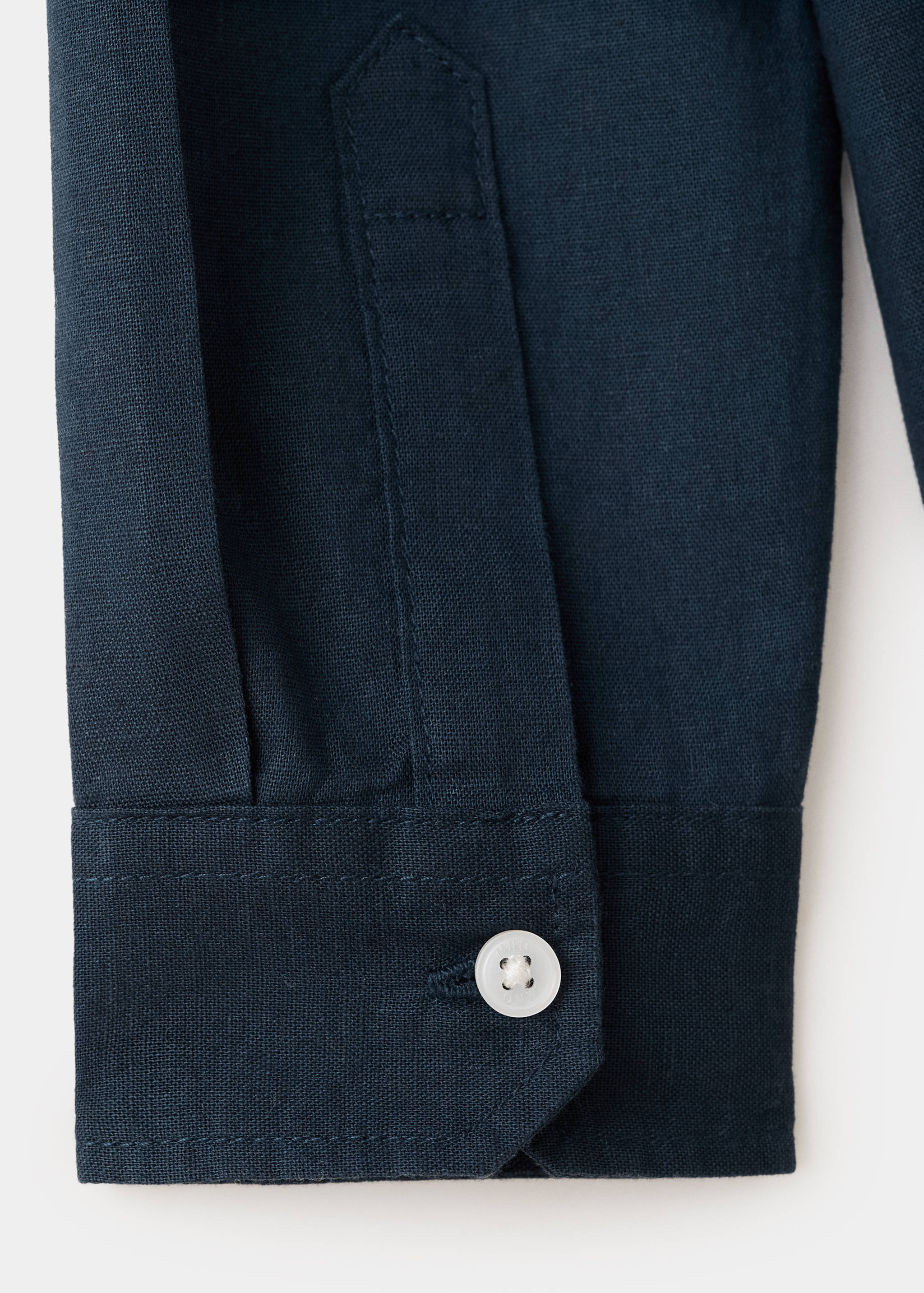 Linen-blend shirt - Details of the article 8
