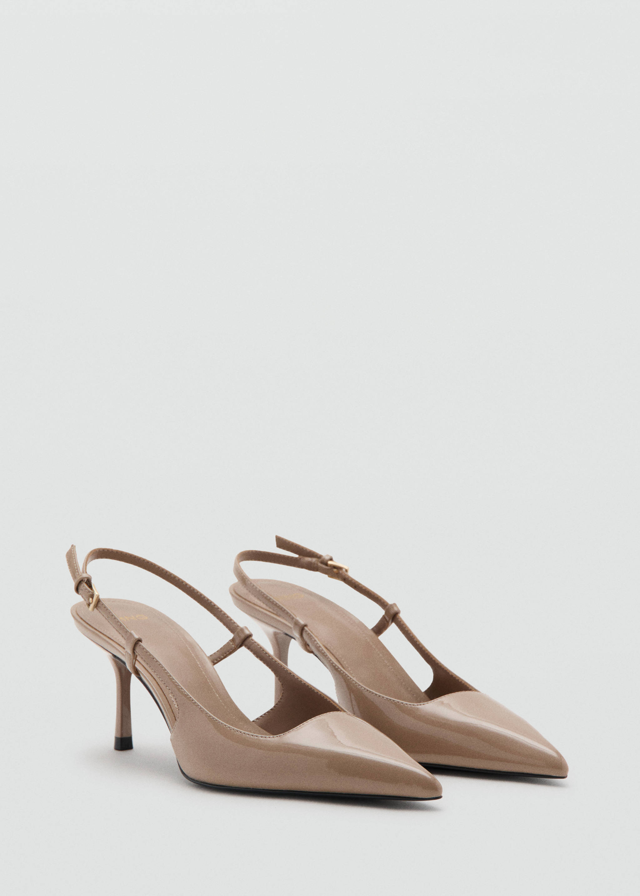 Patent heeled shoes - Medium plane