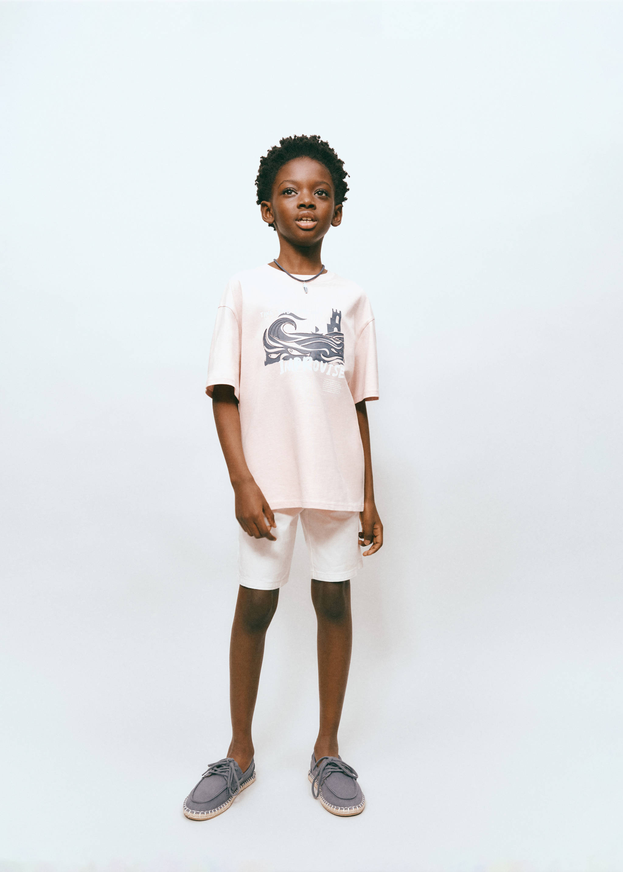 Cotton Bermuda shorts - General plane