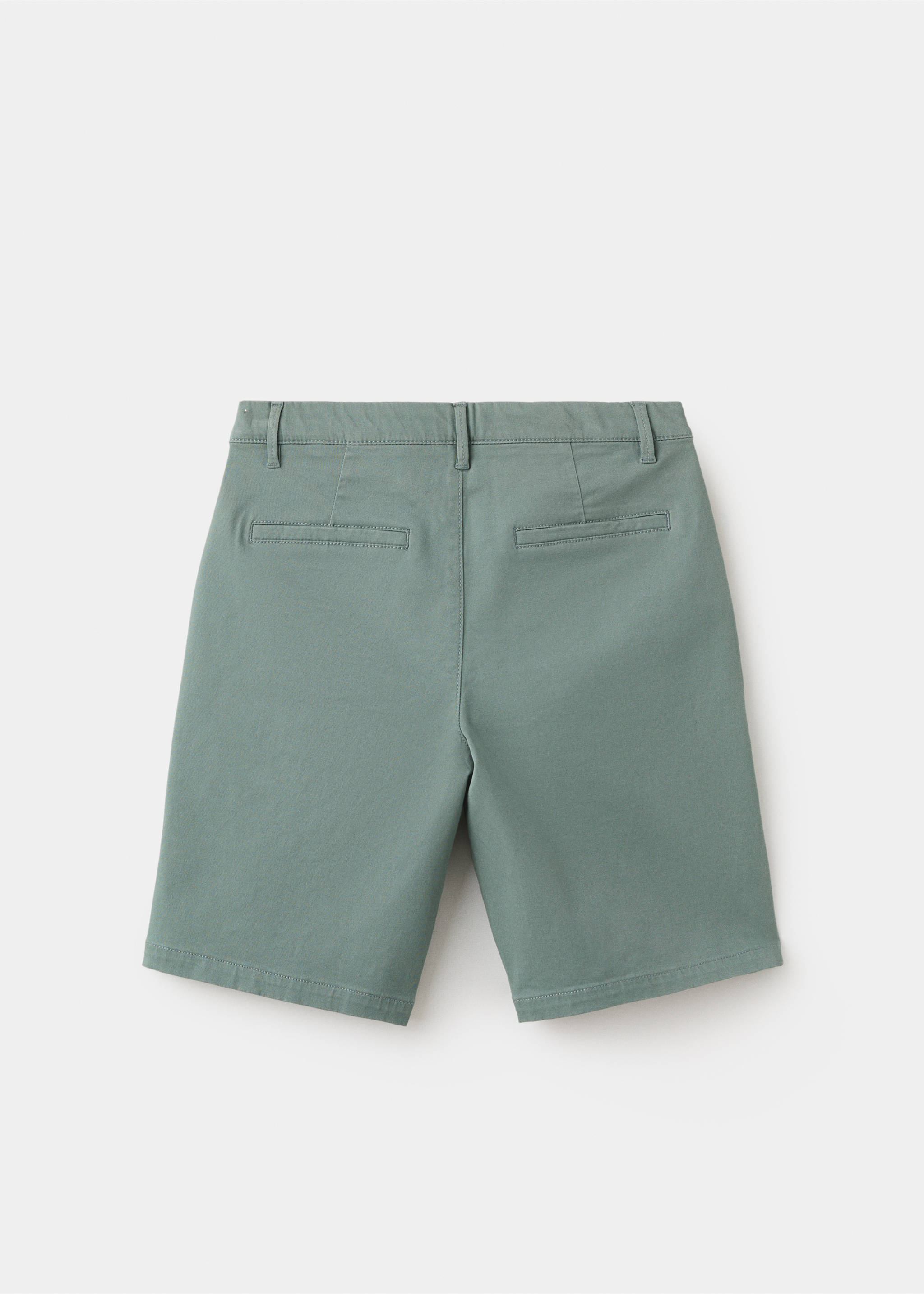 Cotton Bermuda shorts - Reverse of the article, Forest Green. Ref: 27095961-00.