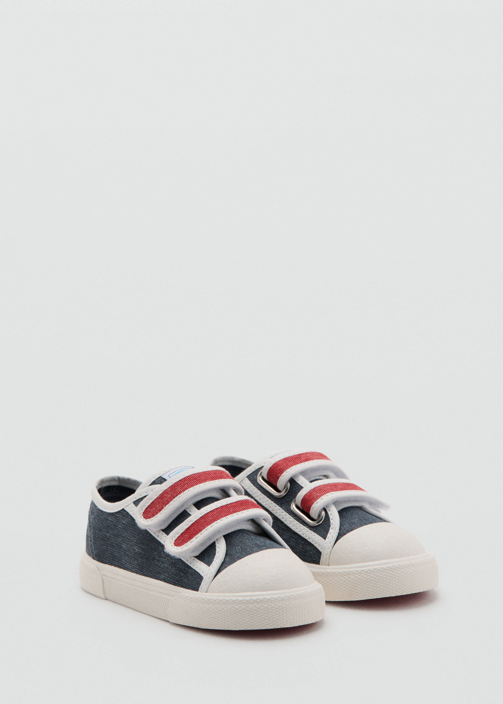 Two-tone velcro trainers - Medium plane