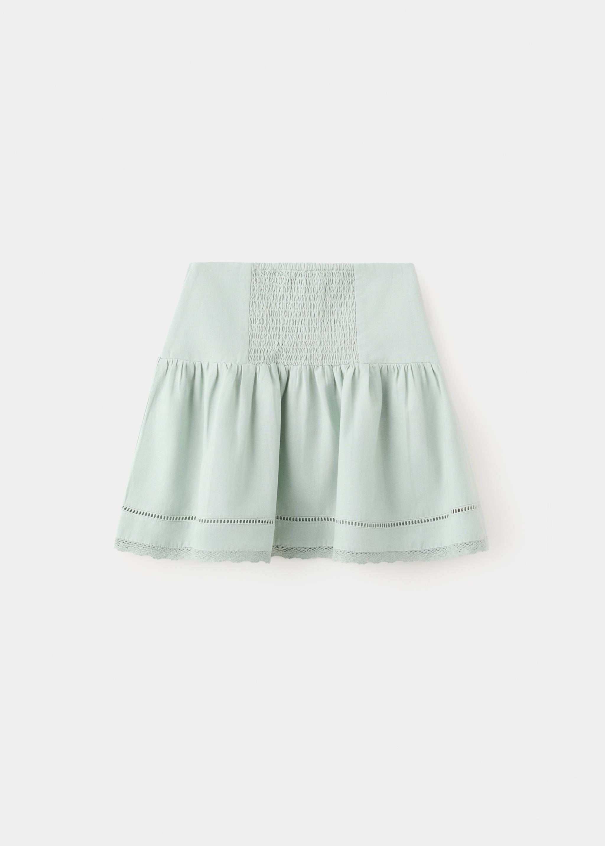 Embroidered details skirt - Reverse of the article
