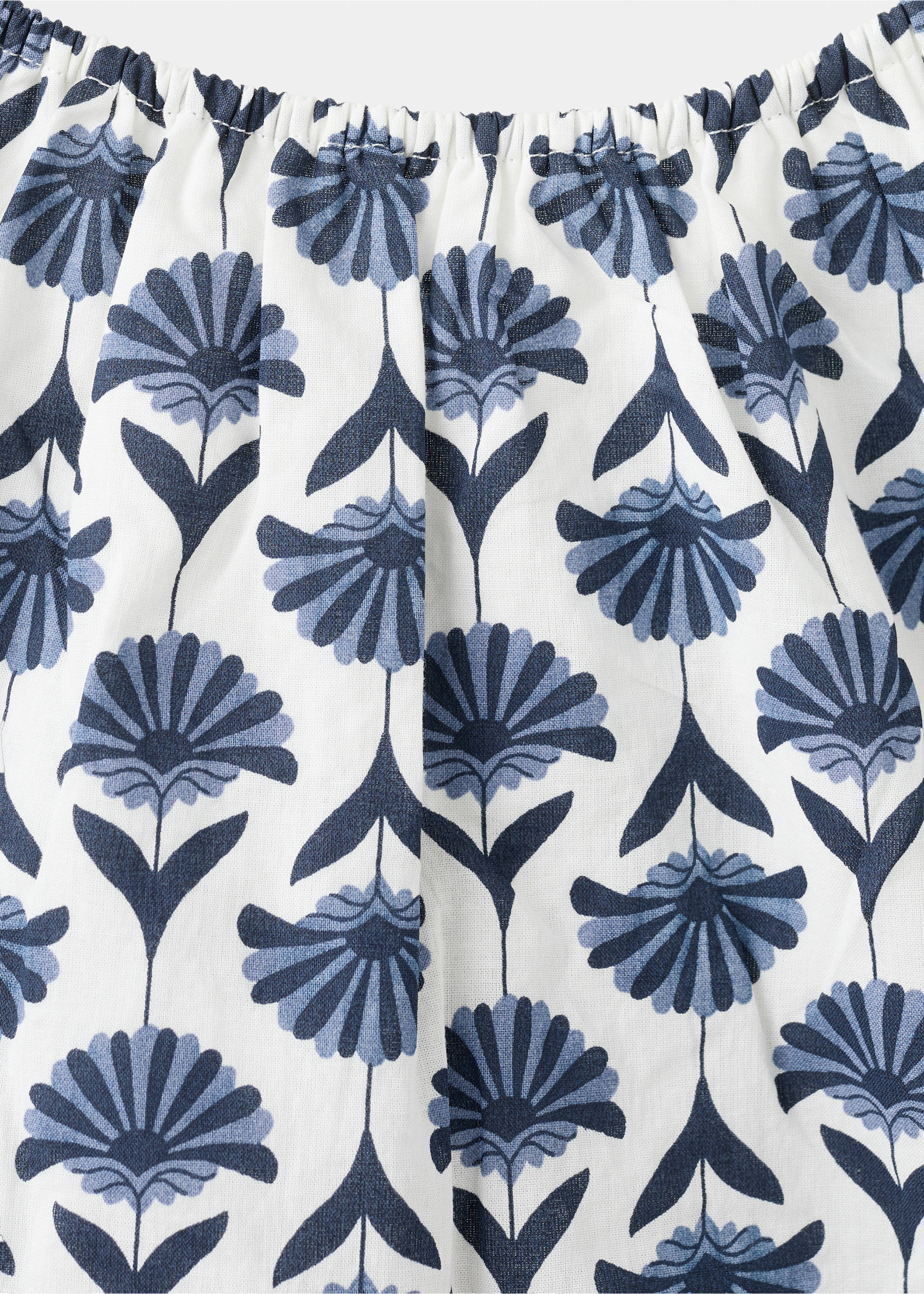 Floral print dress - Details of the article 8, White. Ref: 27095969-00.