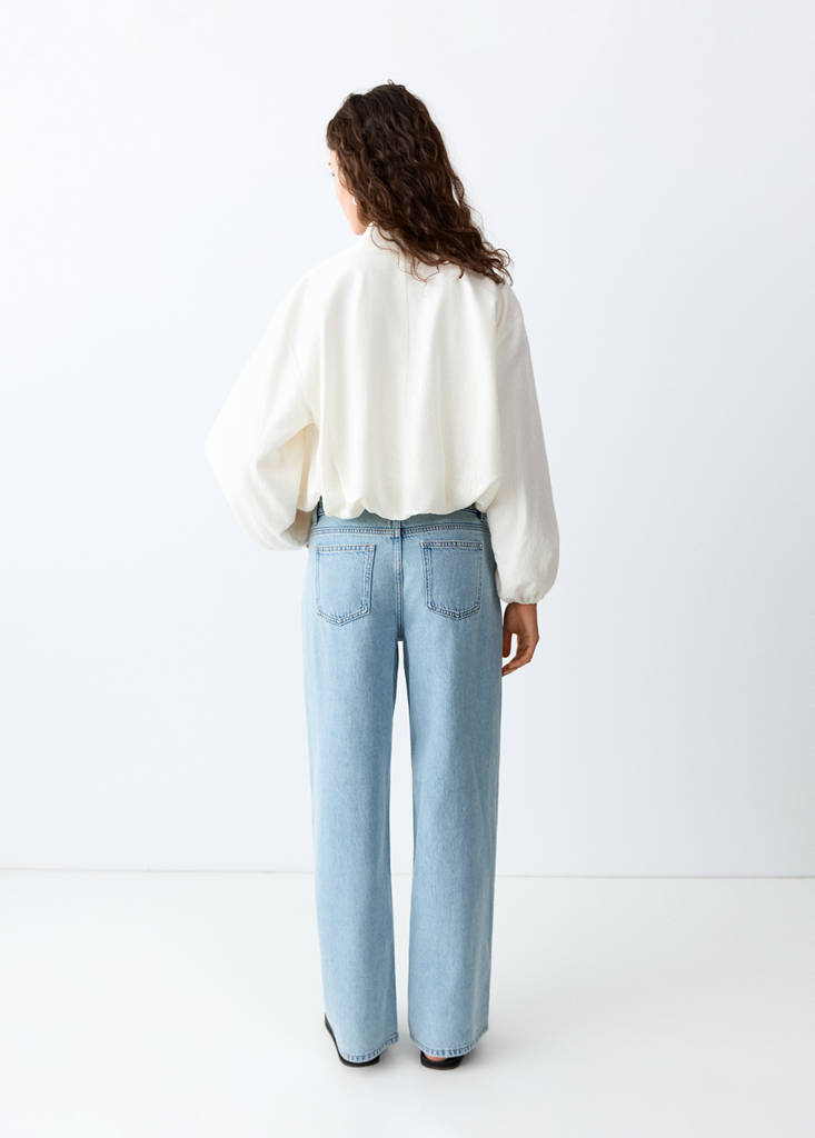 Linen bomber jacket — Off White