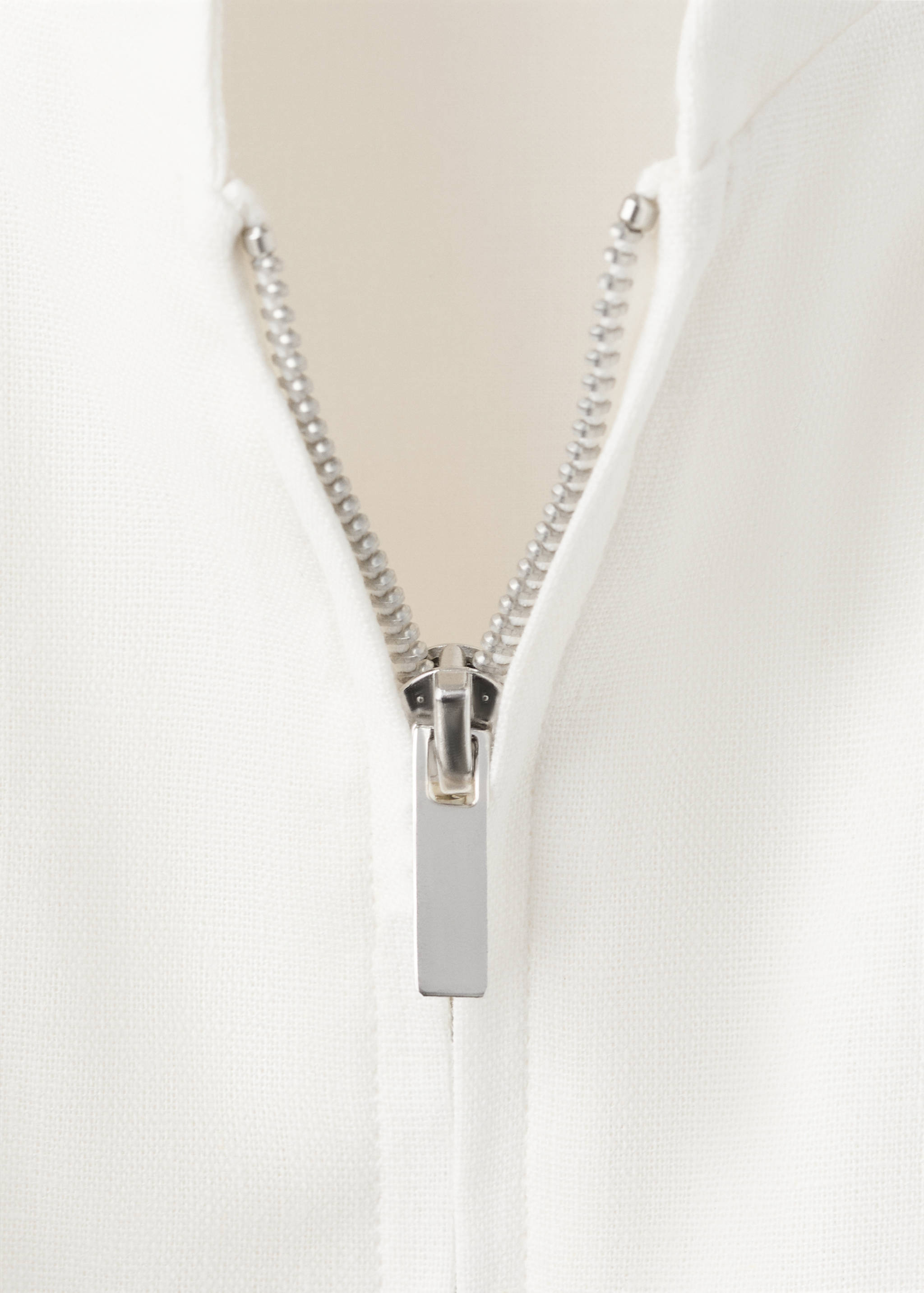 Linen bomber jacket - Details of the article 0