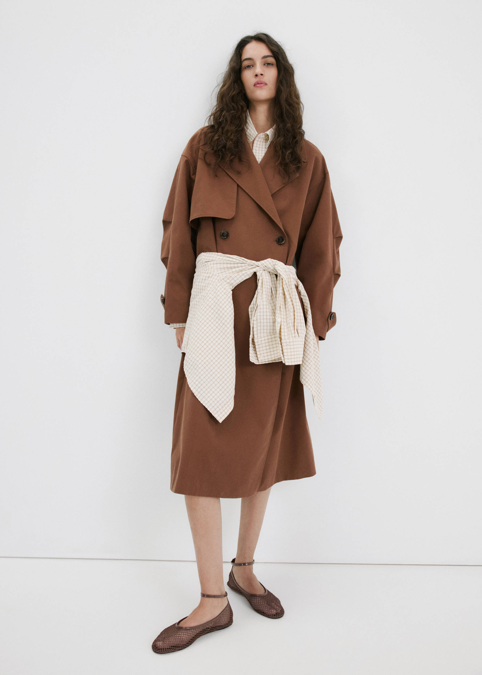 Ballet flats with mesh bracelet - General plane