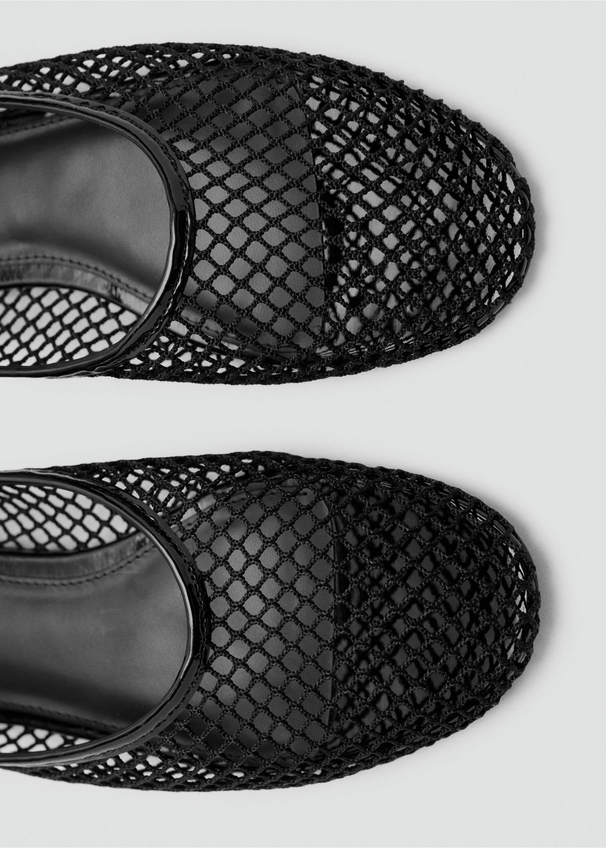 Ballerines maille filet bride - Détail de l'article 2, Noir. Ref: 27095972-00.