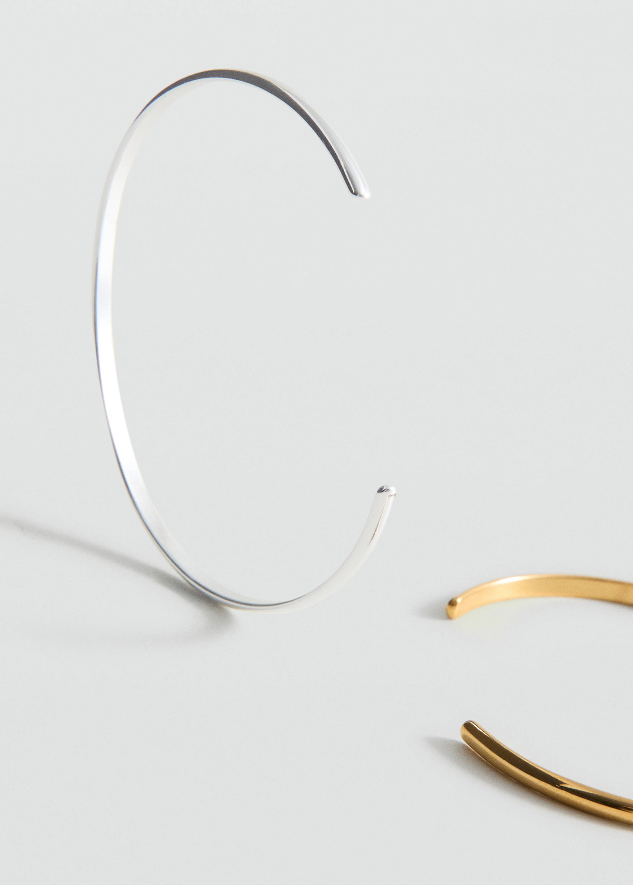 Set of combined stainless steel bracelets - Details of the article 1