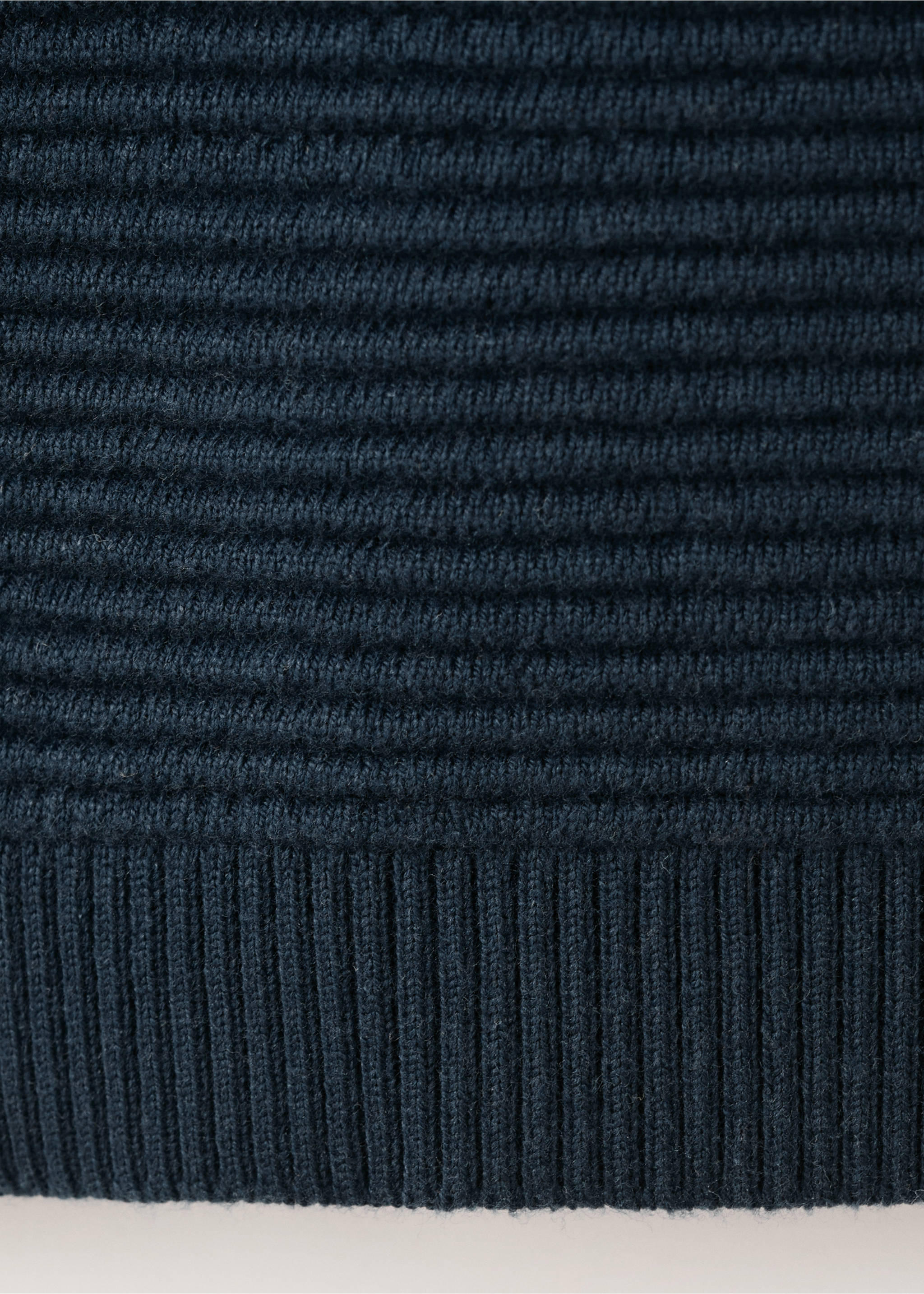 Pulover din tricot ripsat - Detaliu al articolului 0, Bleumarin. Ref: 27095977-00.