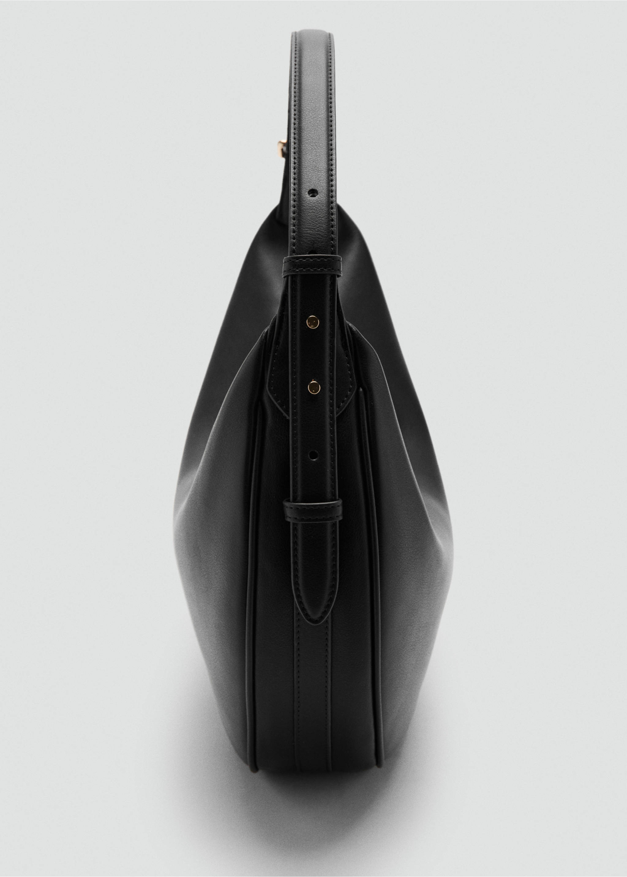 Овальная сумка на плечо - Деталь изделия 2, Черный. Ref: 27095980-00.