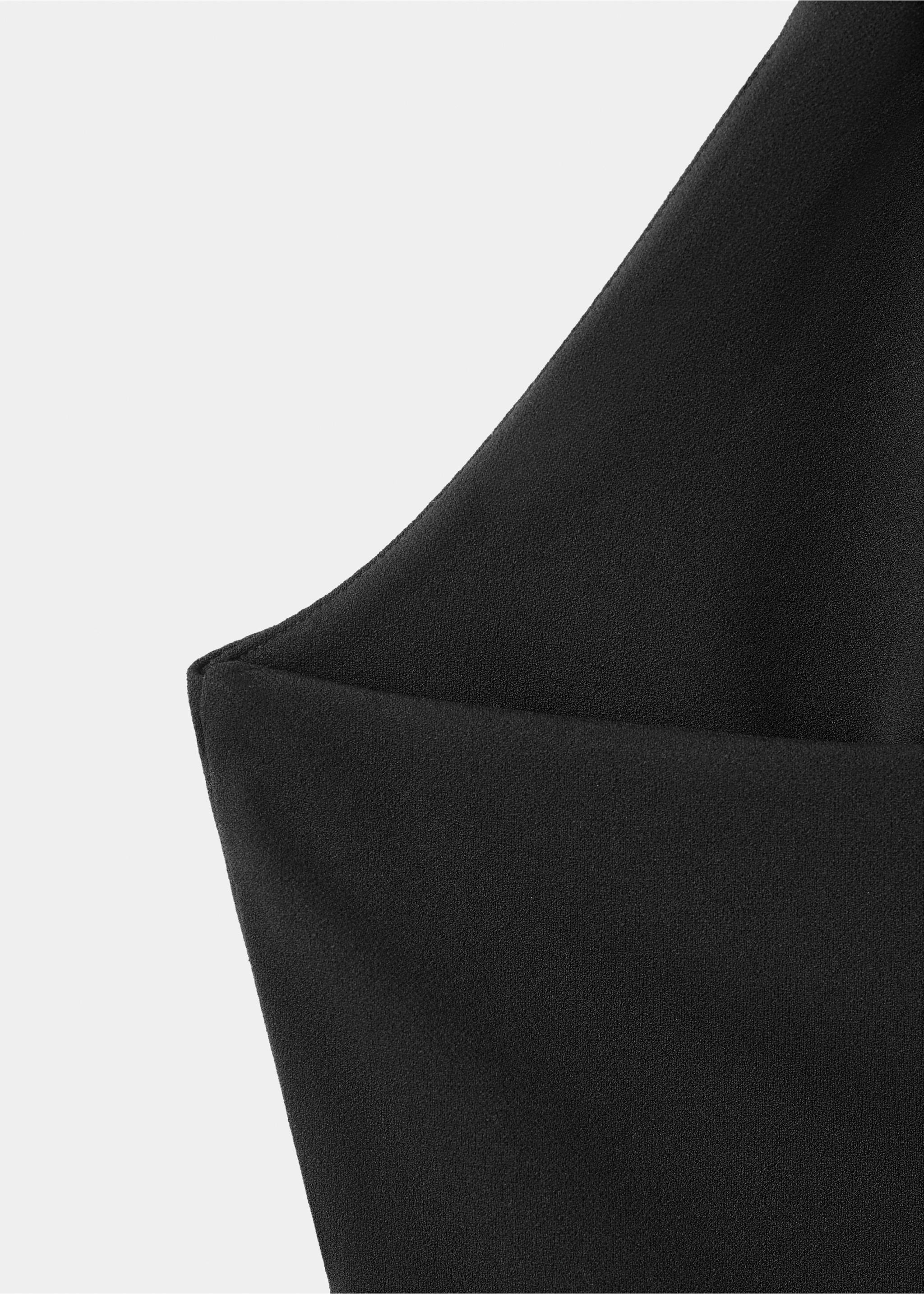 Halter neck short dress - Details of the article 0, Black. Ref: 27095982-00.