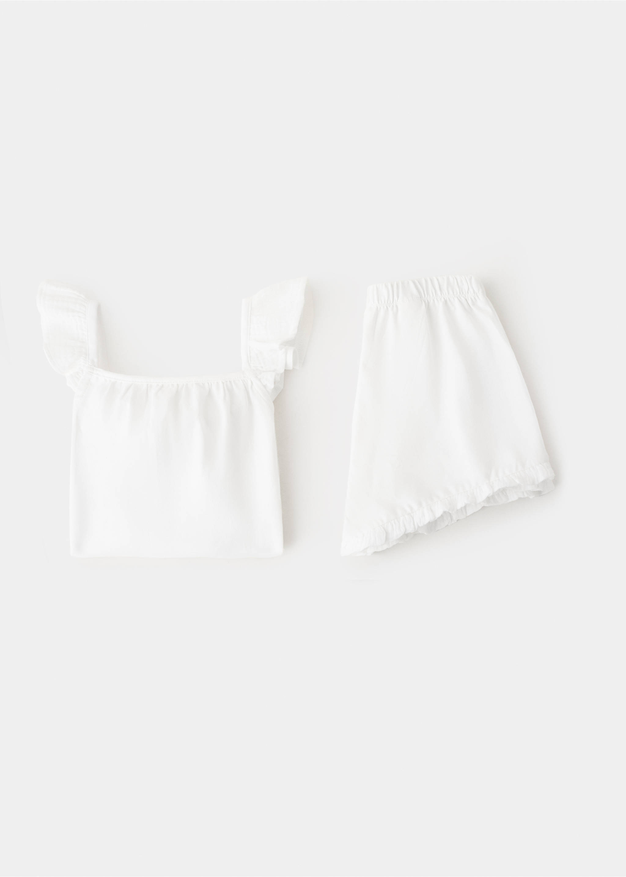 Pijama complet curt - Detall de l'article 0, Blanc trencat. Ref: 27095990-00.