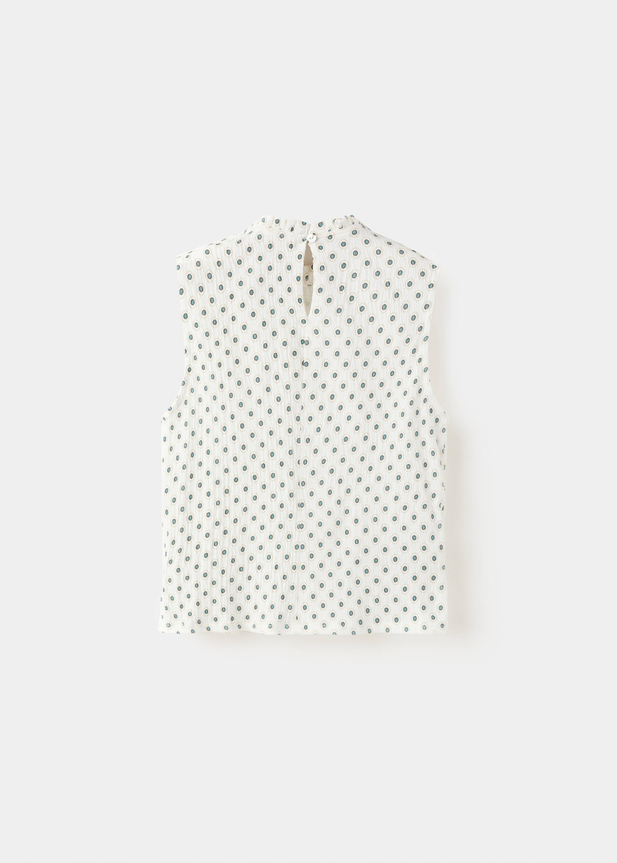 Printed top - Reverse of the article