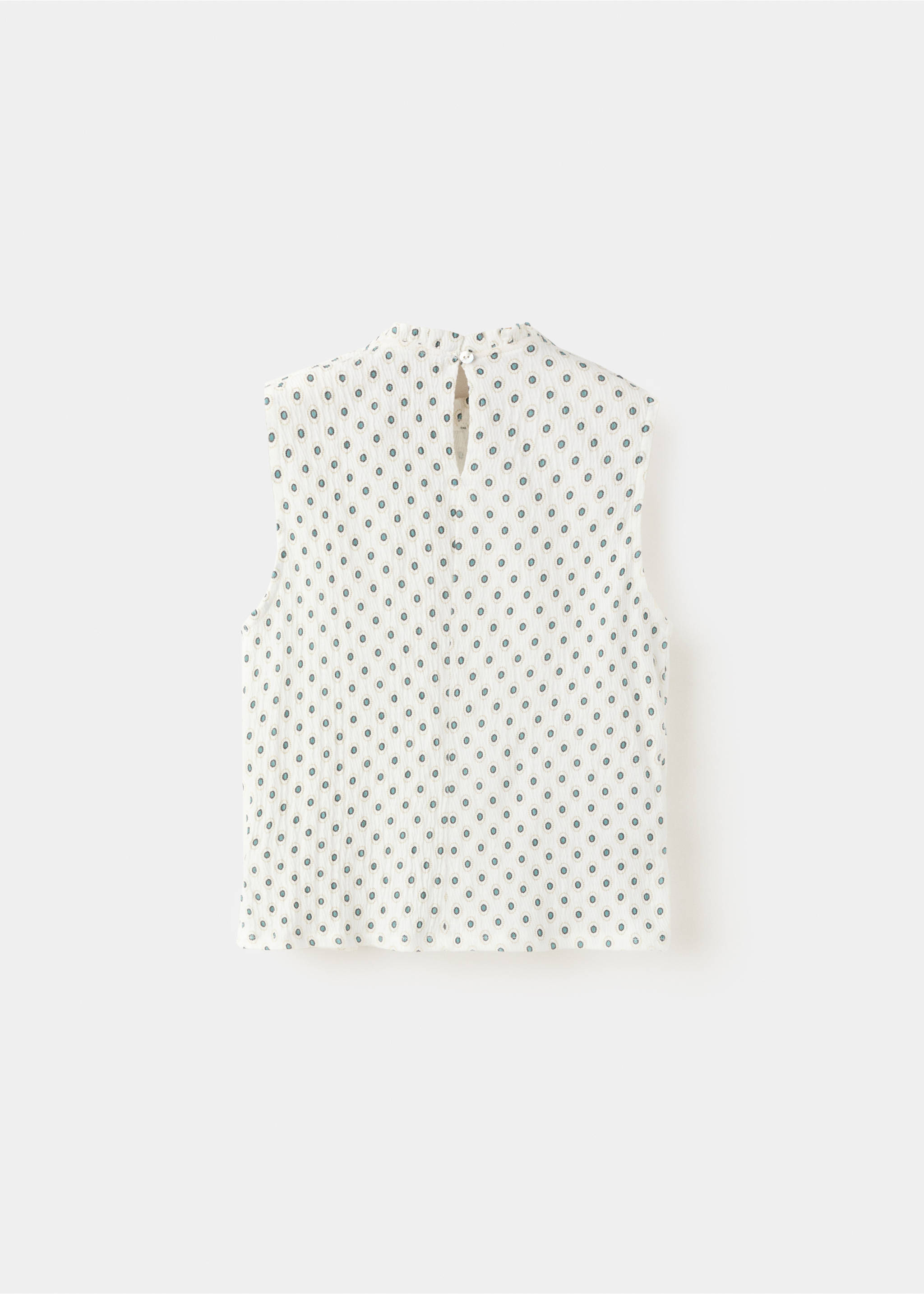 Printed top - Reverse of the article, Off White. Ref: 27095991-00.