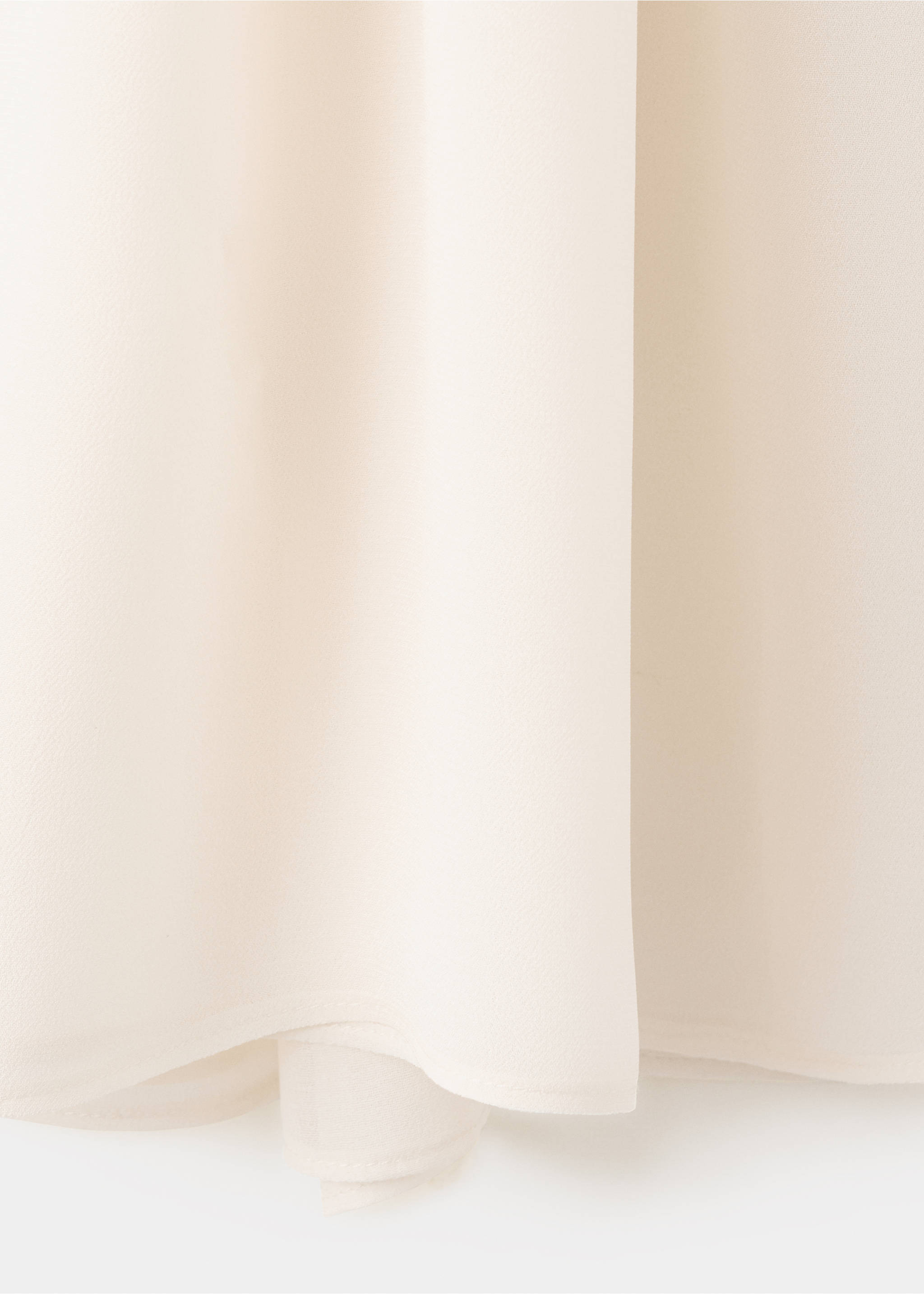 Bluzka z dekoltem halter w kwiaty - Szczegóły artykułu 0, Kremowy / écru. Ref: 27095992-00.