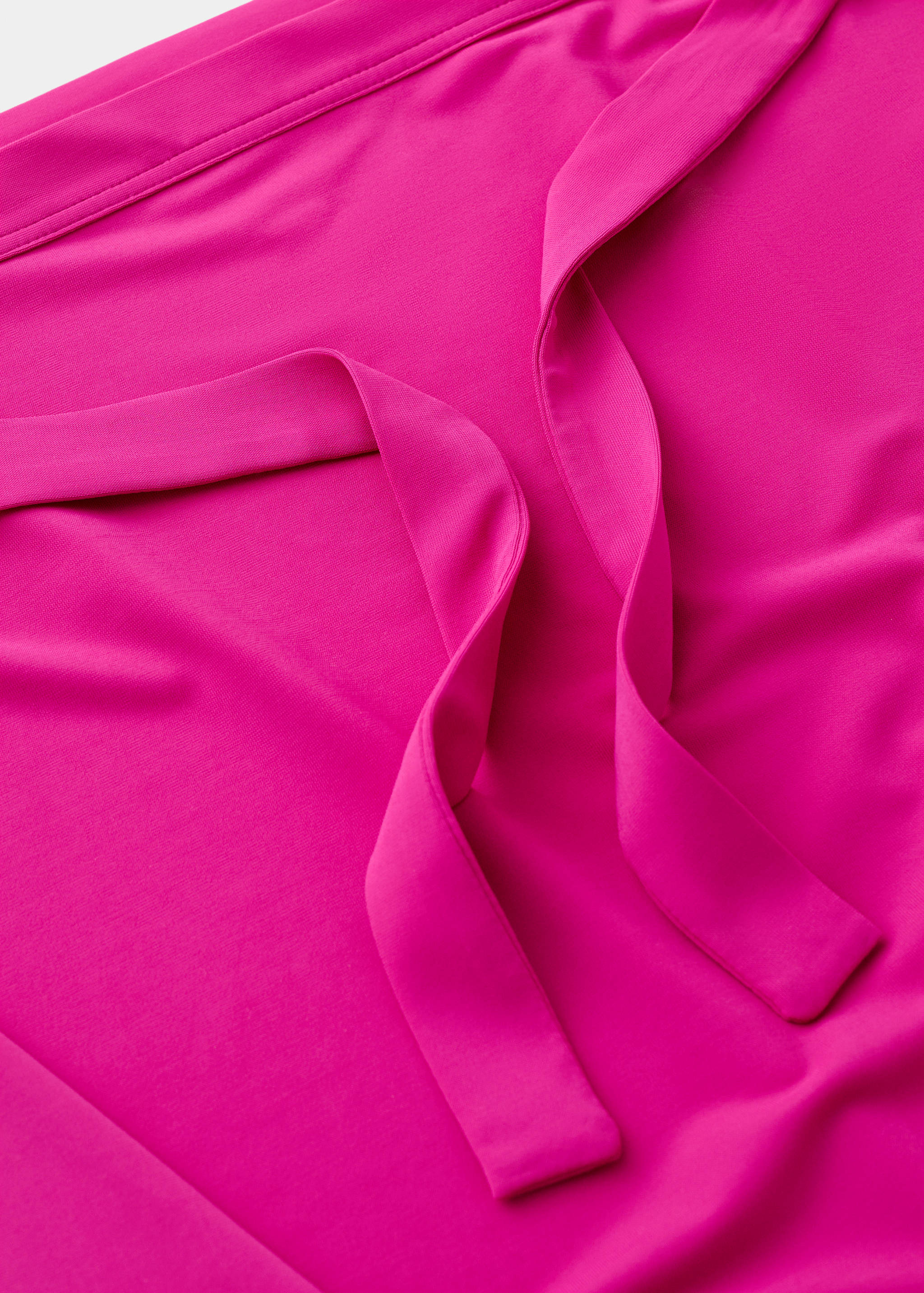 Asymmetric midi skirt - Details of the article 0