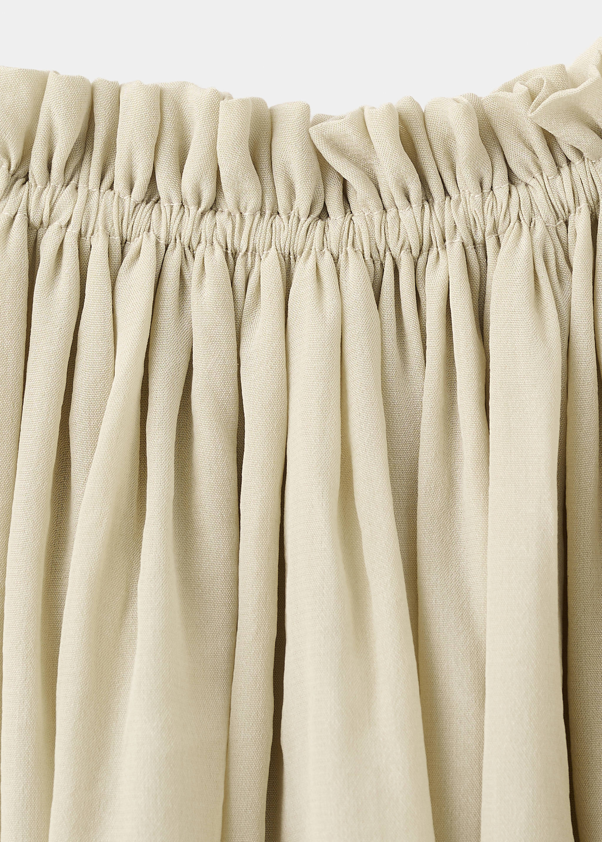 Off-the-shoulder lyocell blouse - Details of the article 8