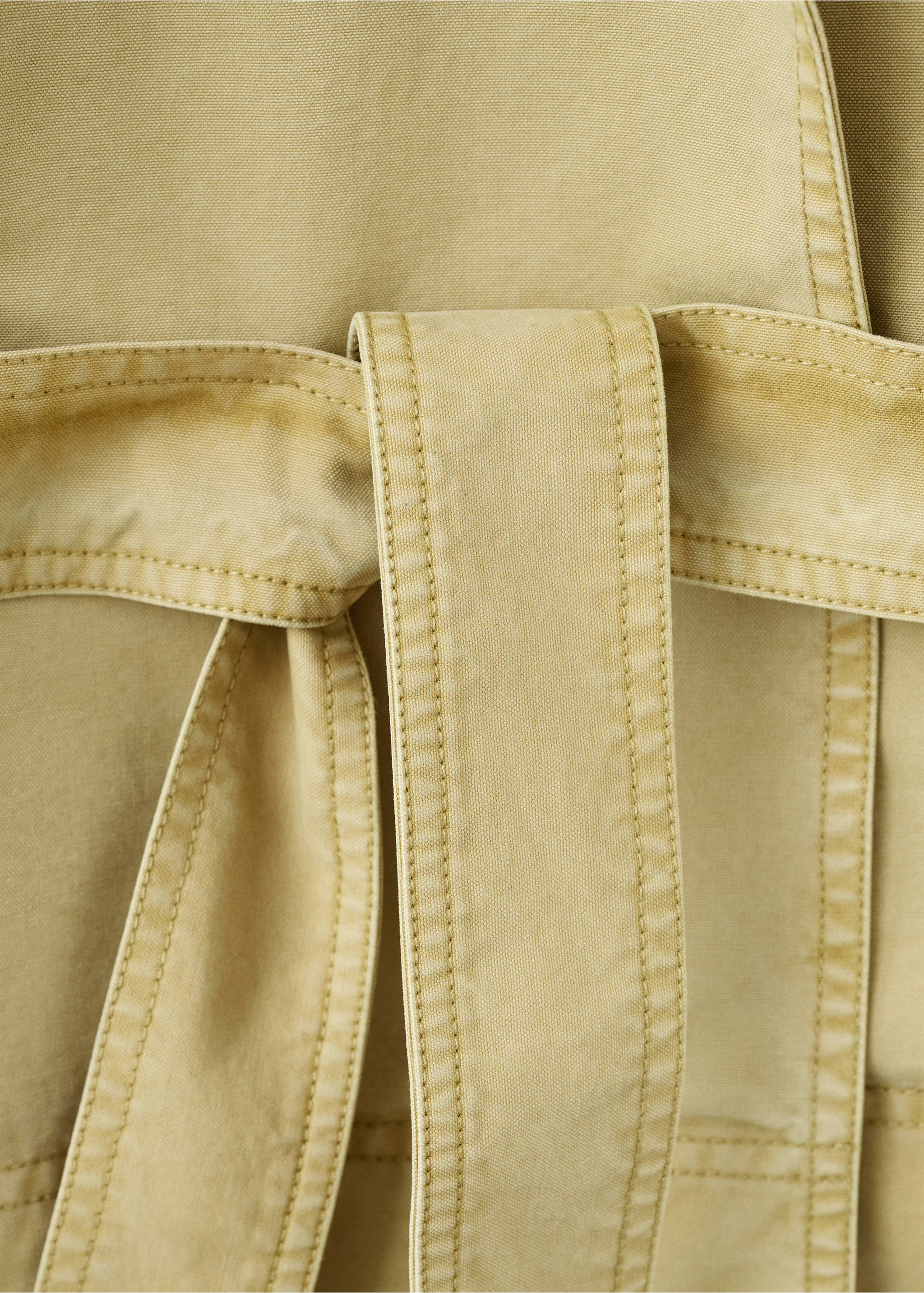 Parka en jean ceinture - Détail de l'article 0, Marron moyen. Ref: 27095996-00.