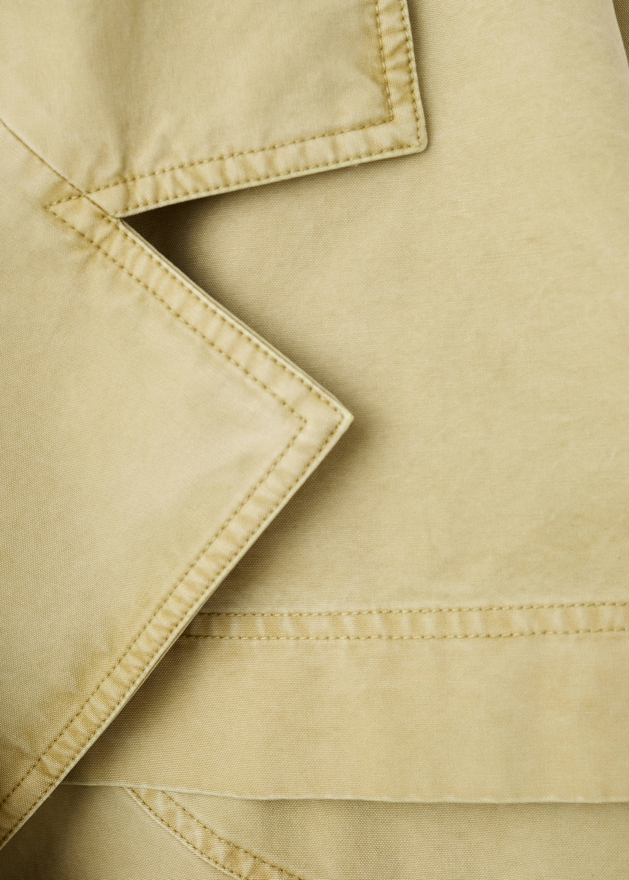 Belted parka with lapels - Details of the article 8