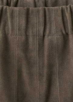 Suede shorts with pockets — Grey 5