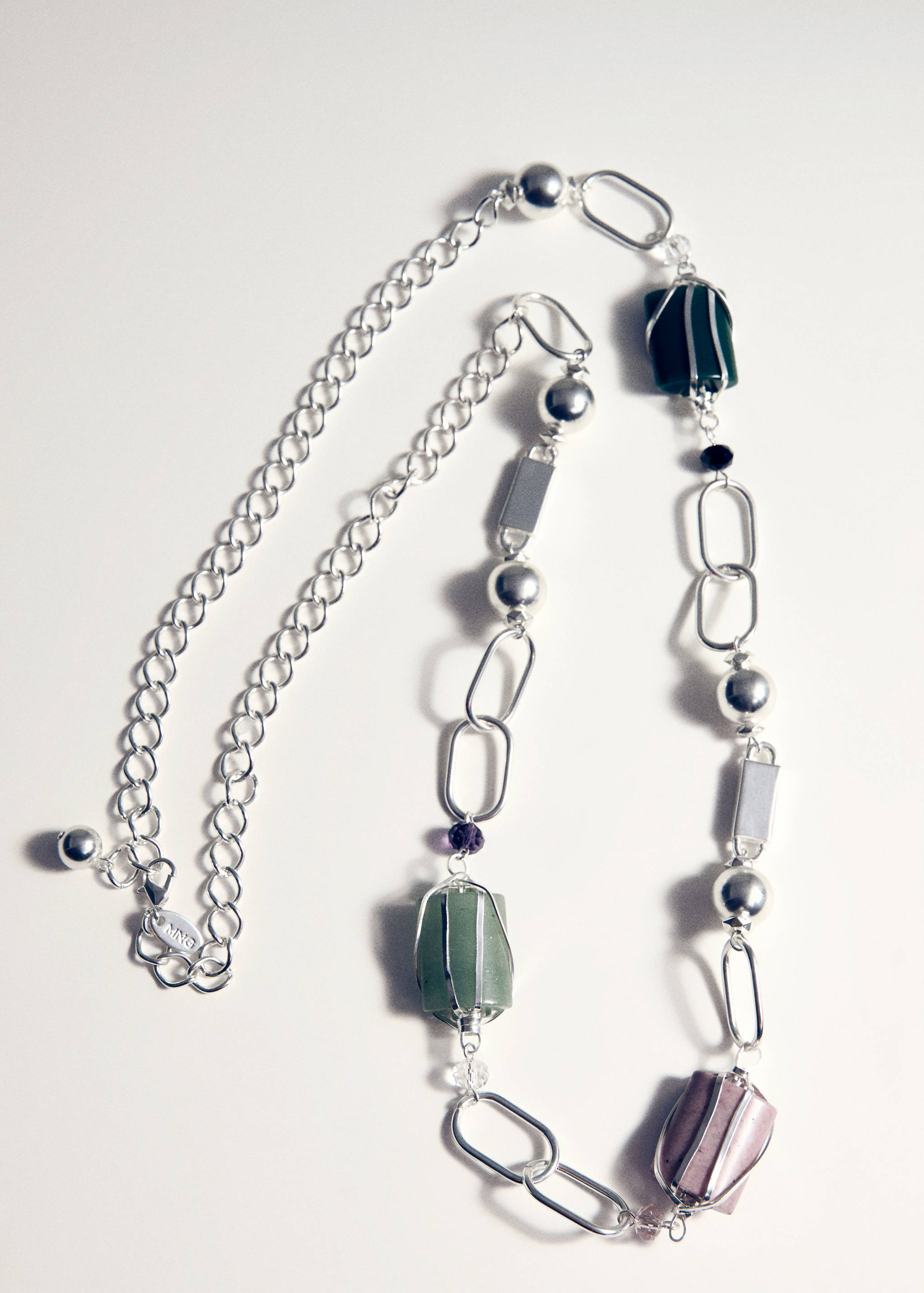 Semi-precious stone combination necklace - Details of the article 6