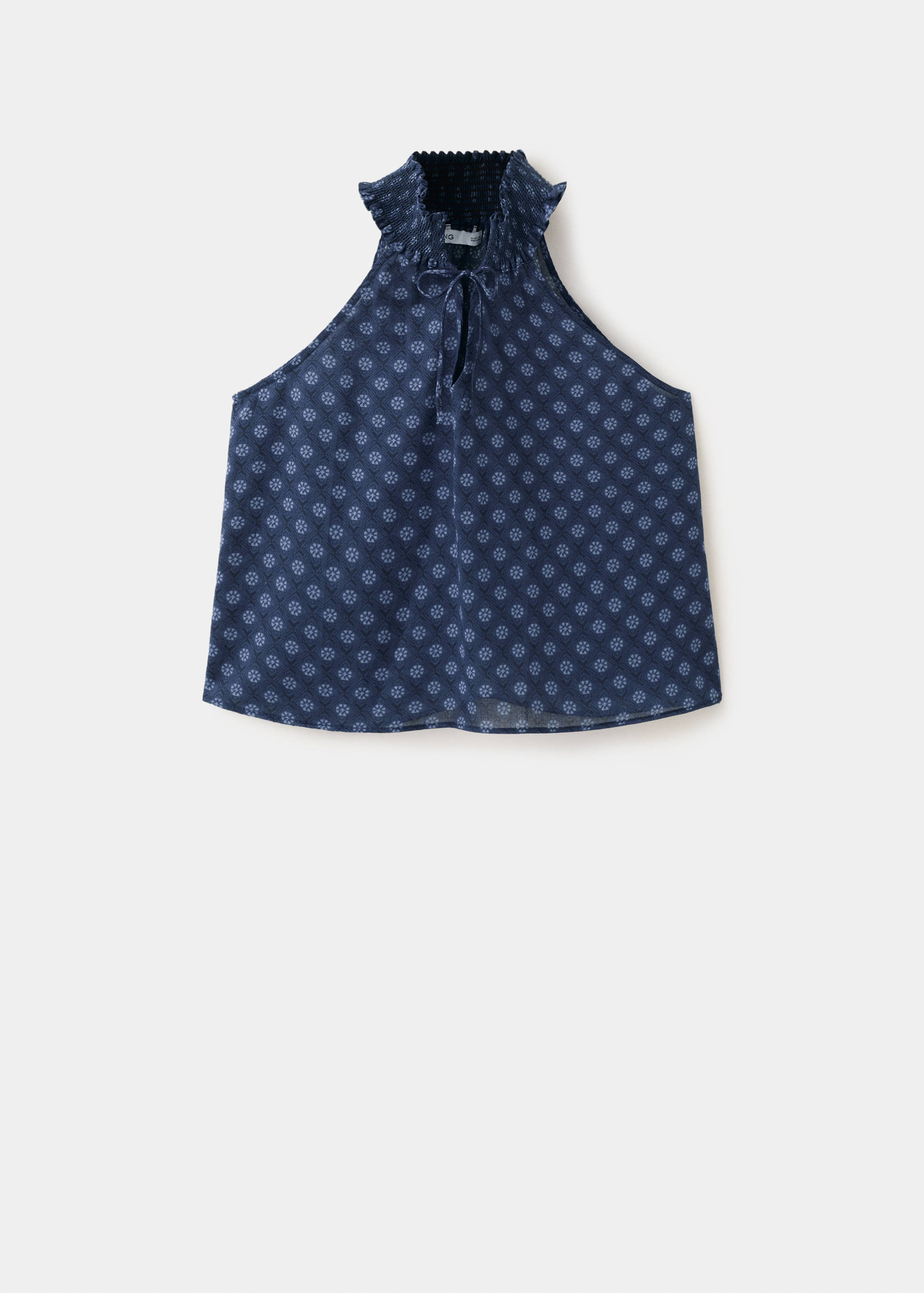 Top imprimé emmanchures américaines - Article sans modèle