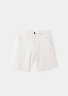Linen-blend Bermuda shorts — Sand 2