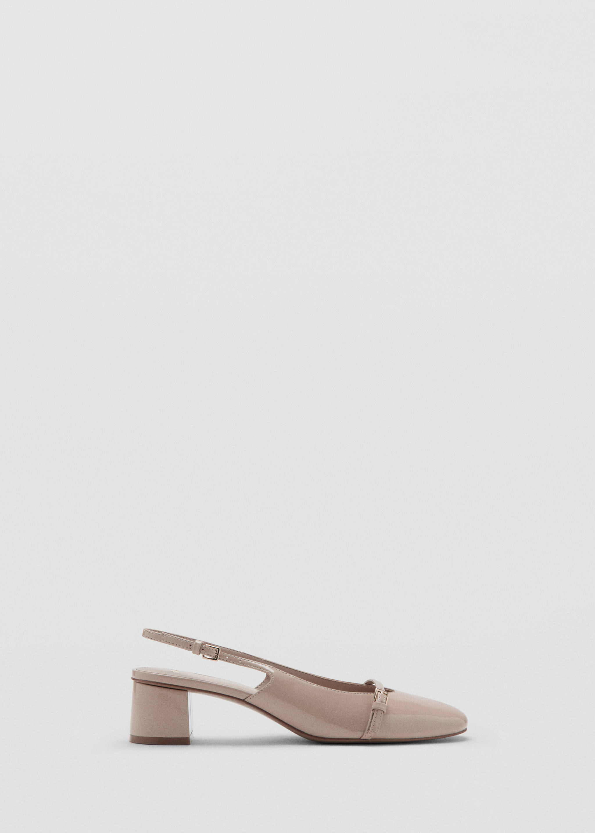 Zapato tacón charol tiras hebilla - Artículo sin modelo