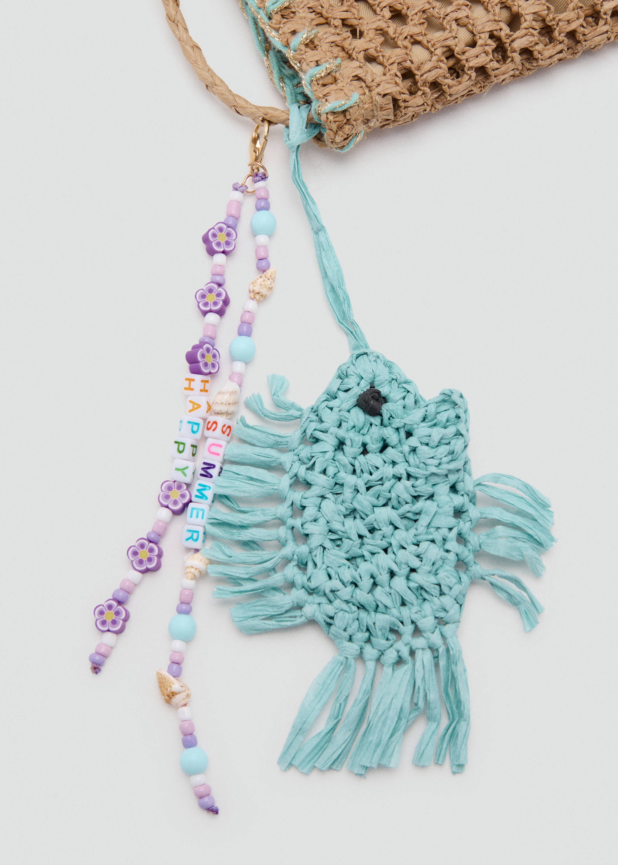 Mini crossbody bag with fish - Details of the article 1