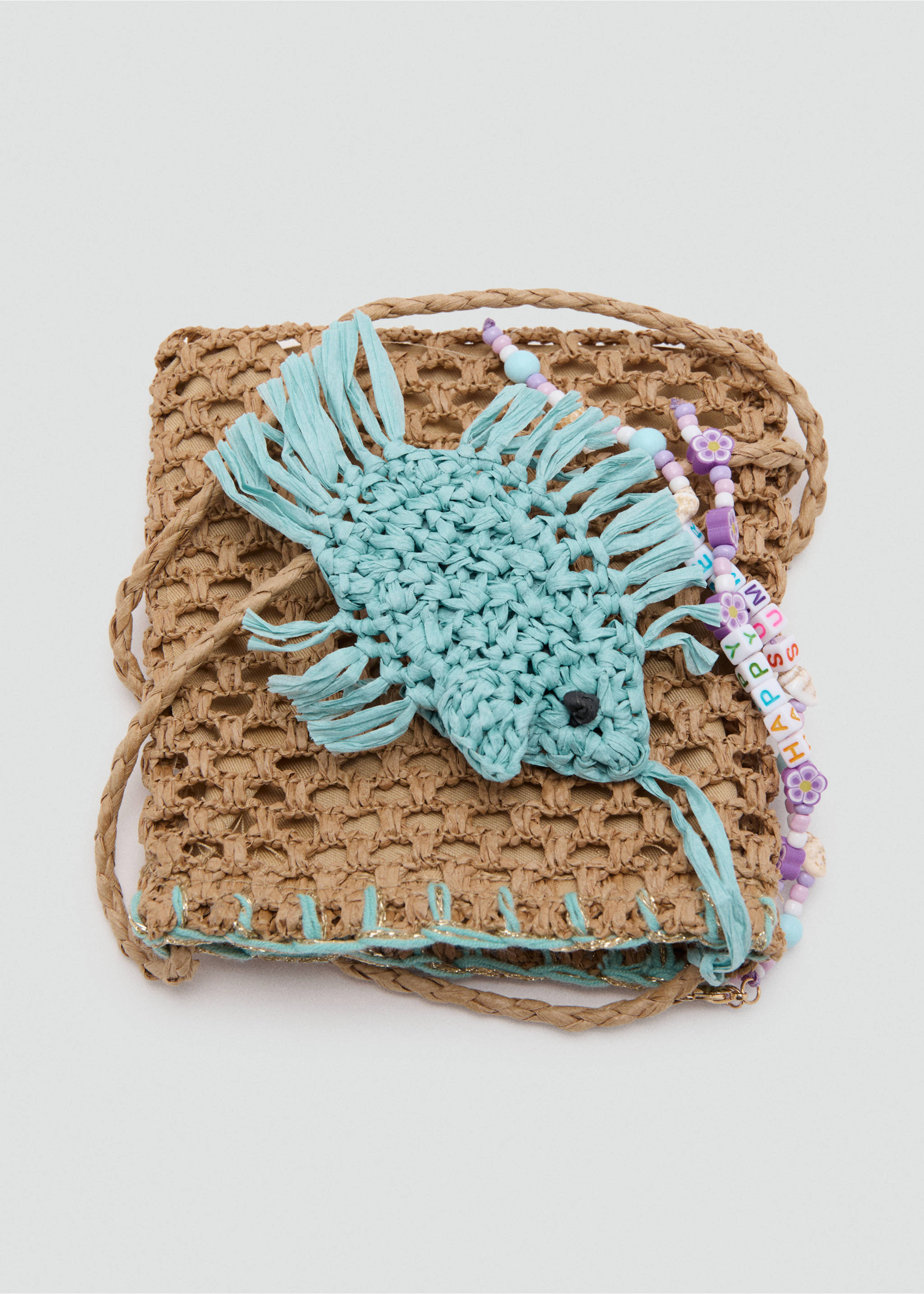 Mini bandolera peces - Detalle del artículo 2, Arena. Ref: 27096344-00.