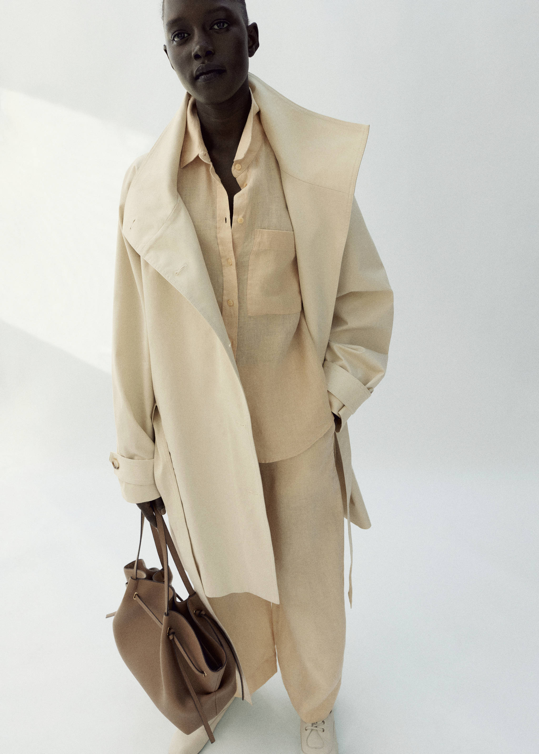 Chemise lin poche - Plan général