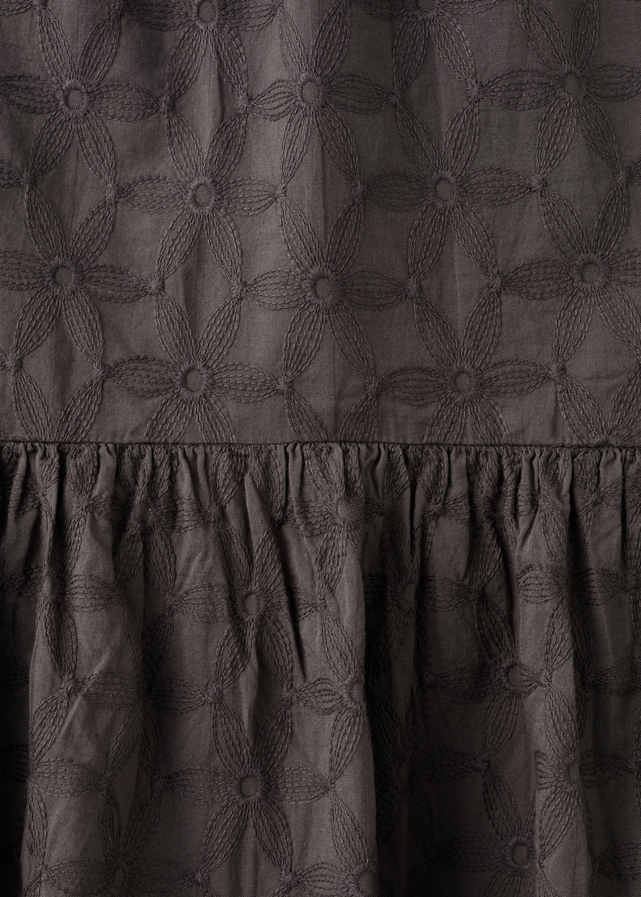 Floral embroidery dress - Details of the article 0