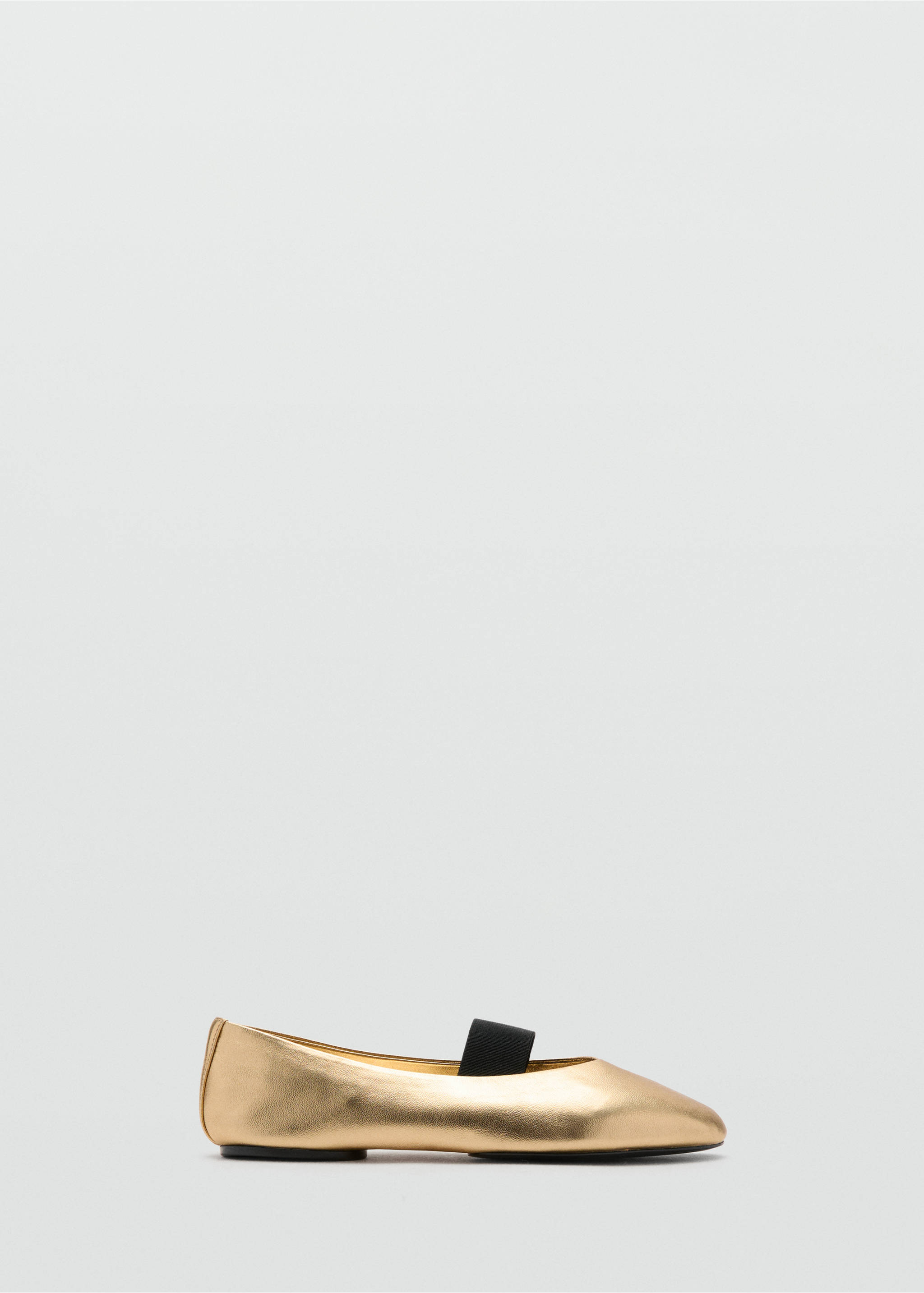 Zapato piel tira - Artículo sin modelo, Oro. Ref: 27096348-00.