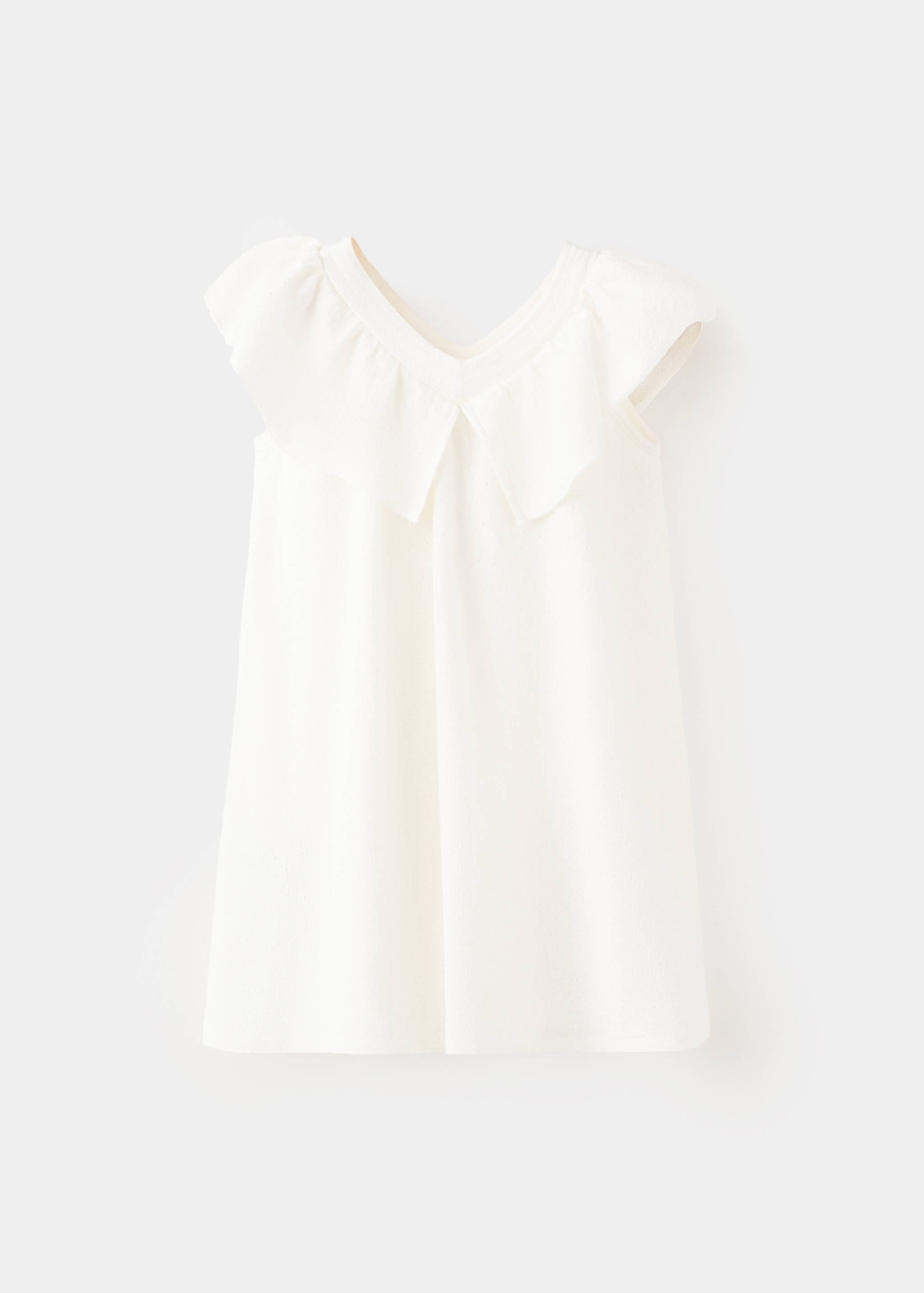 Vestido algodón volante - Reverso del artículo