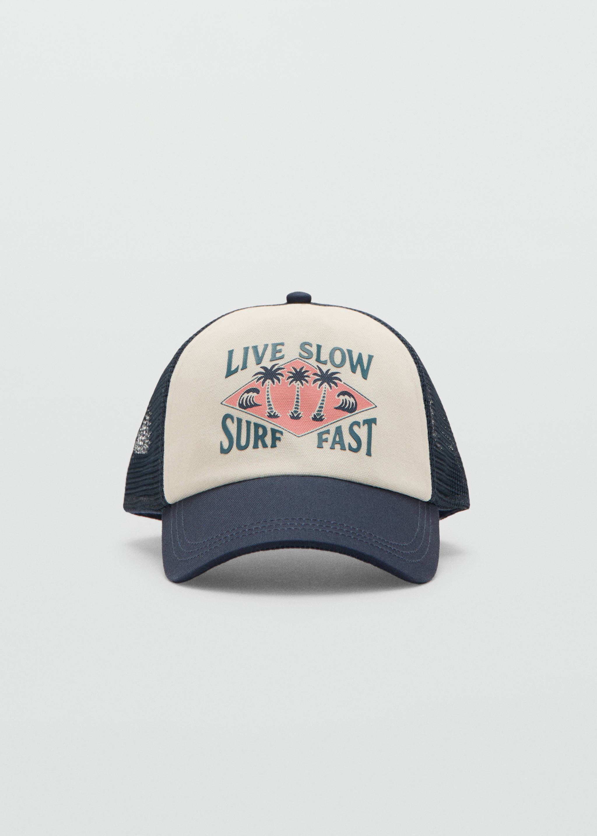 Gorra reixeta estampada - Pla mig