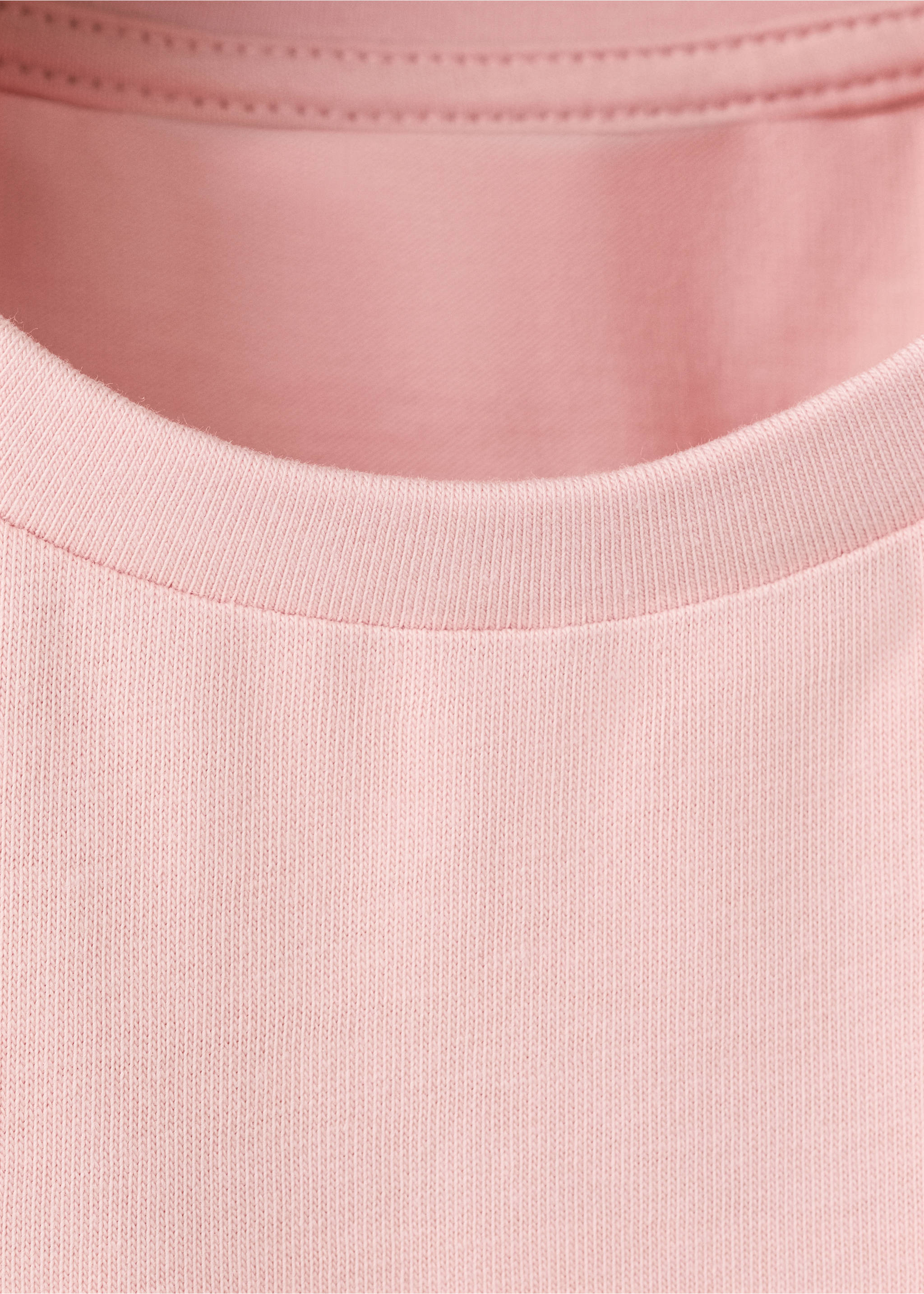 Cotton printed T-shirt - Details of the article 8, Pink. Ref: 27096355-00.
