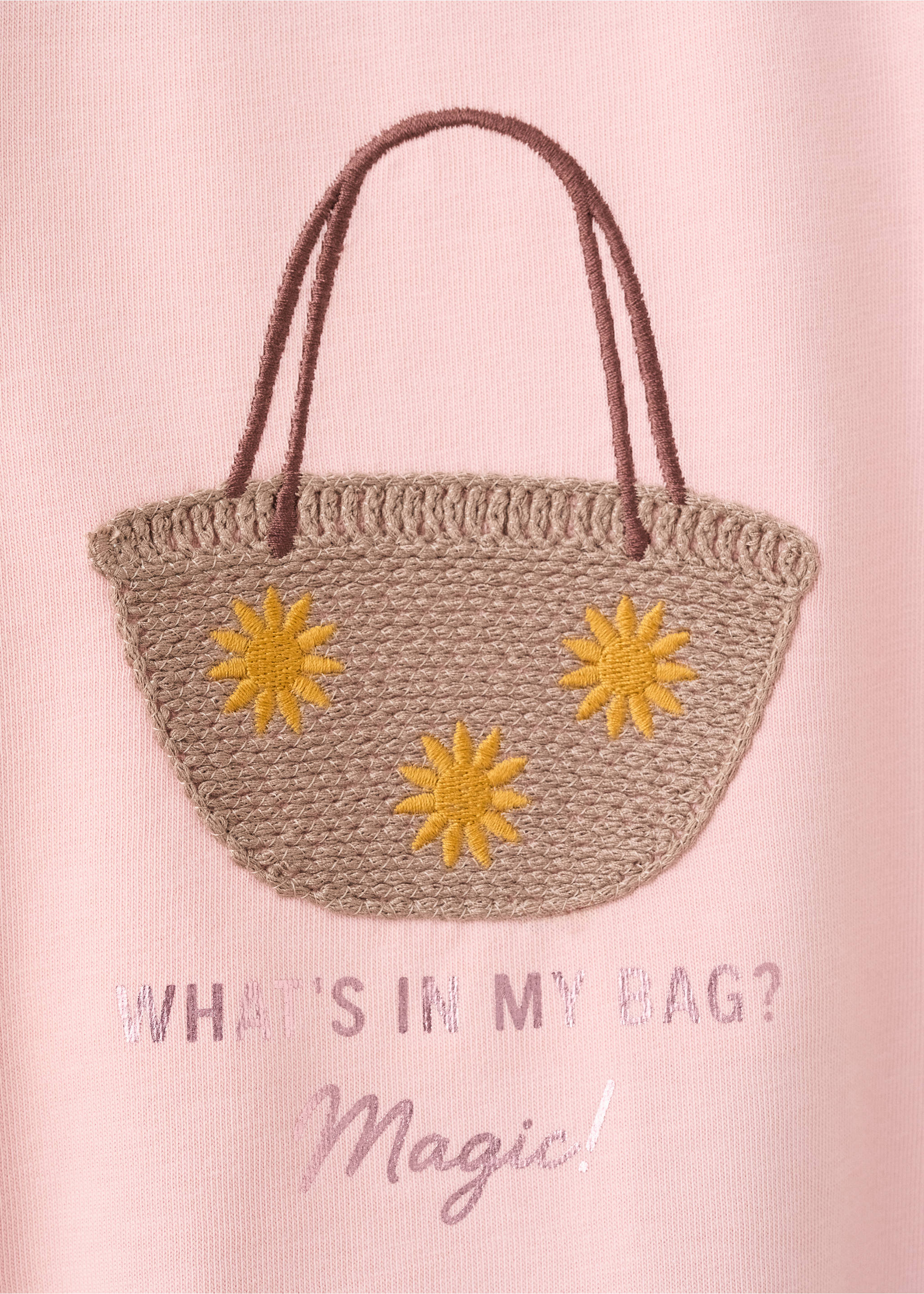 Cotton printed T-shirt - Details of the article 0, Pink. Ref: 27096355-00.