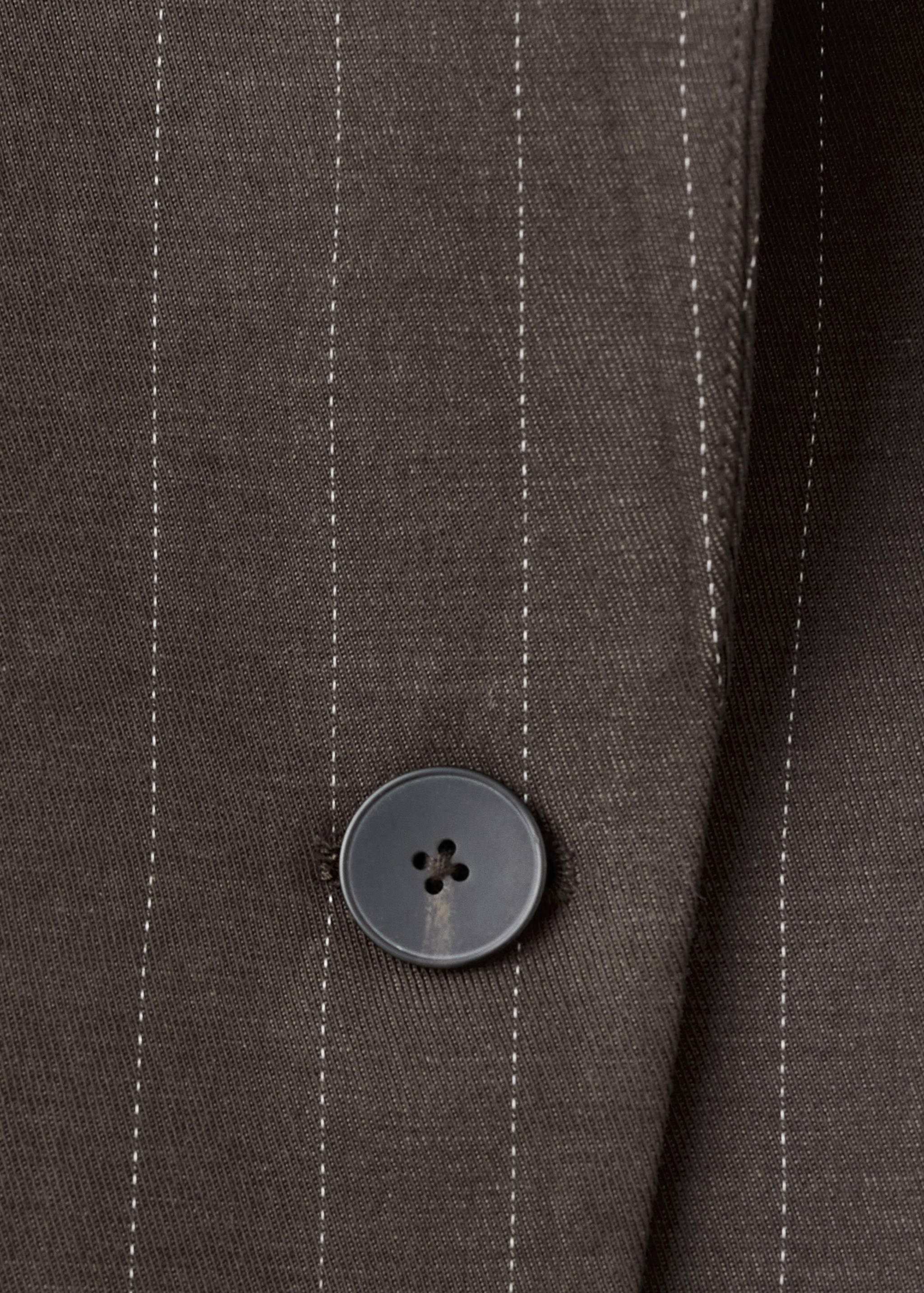 Pinstripe suit blazer - Details of the article 0