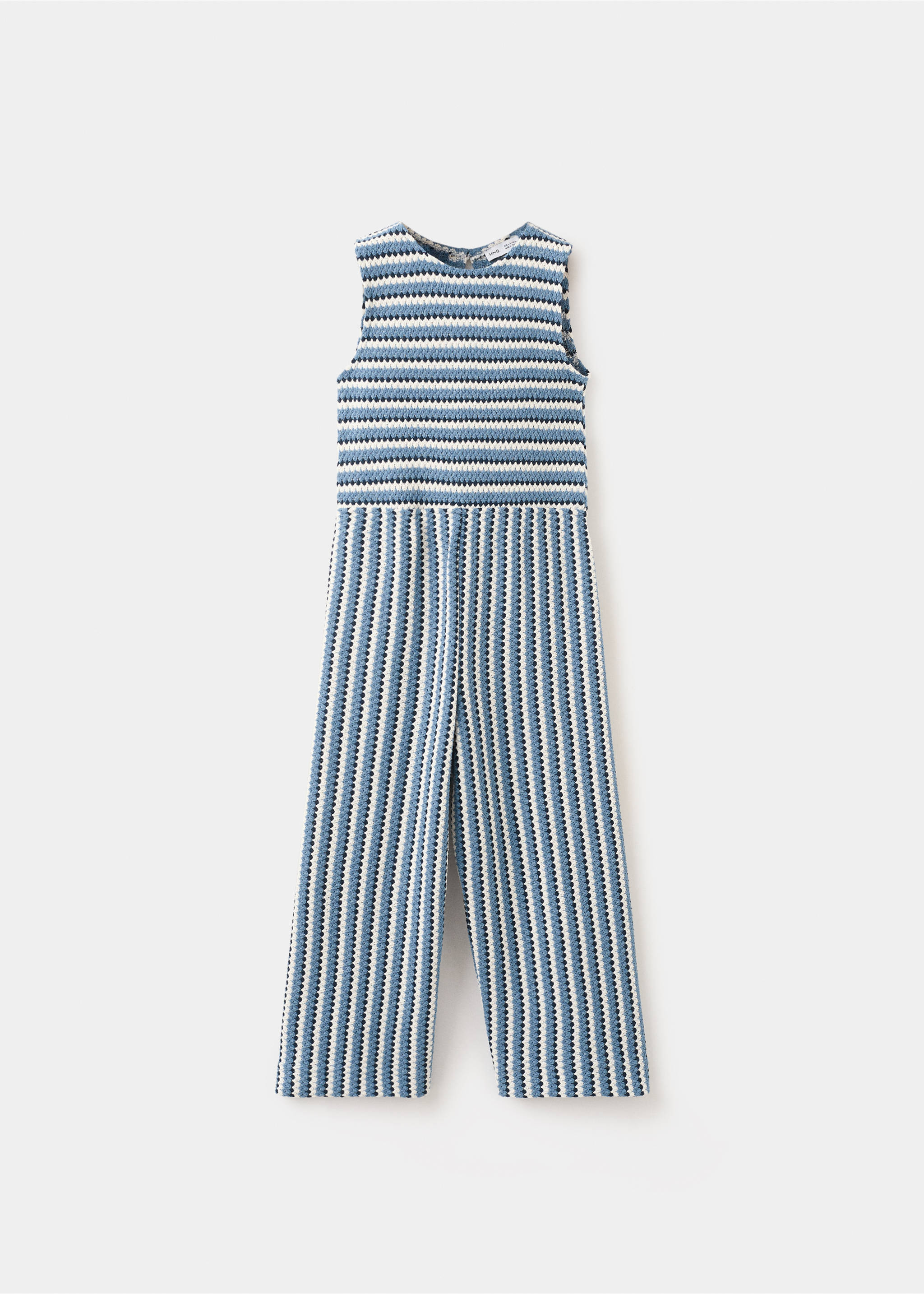 Cable knit long jumpsuit - Article without model, Navy. Ref: 27096357-00.