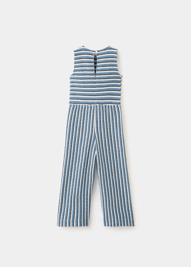 Cable knit long jumpsuit - thumbnail 2