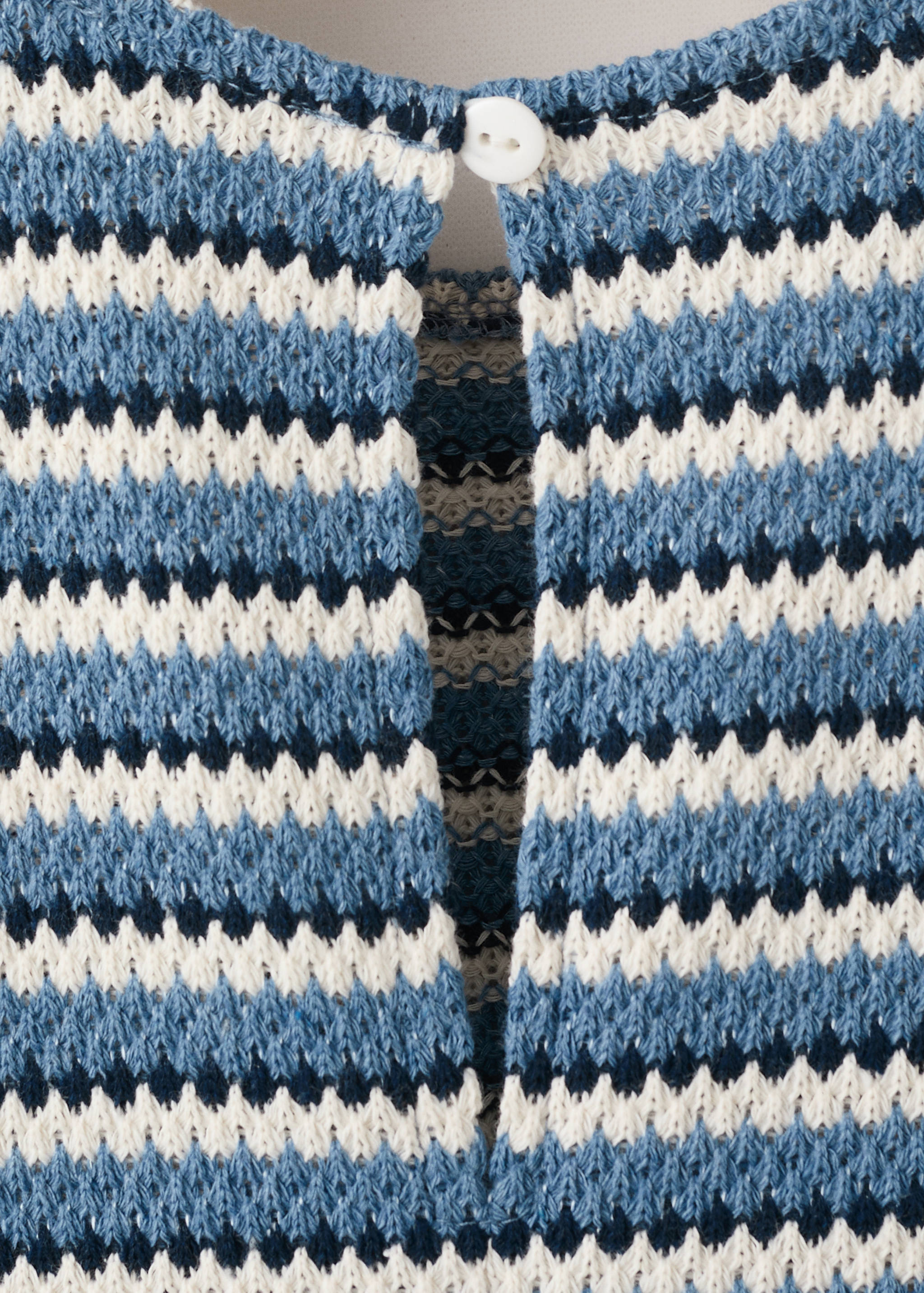 Cable knit long jumpsuit - Details of the article 8