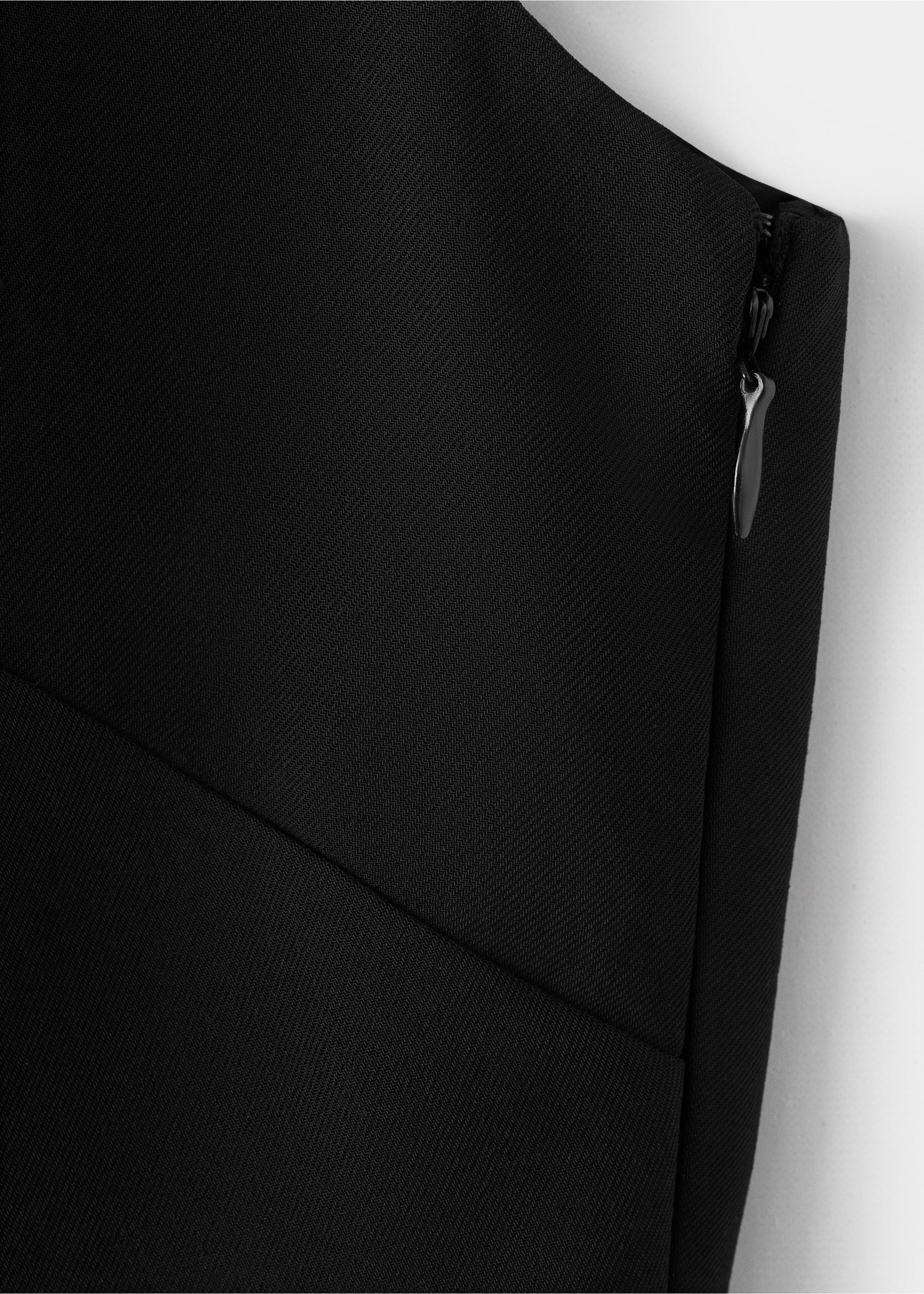 Combinaison dos nu emmanchures américaines - Détail de l'article 8, Noir. Ref: 27096359-00.