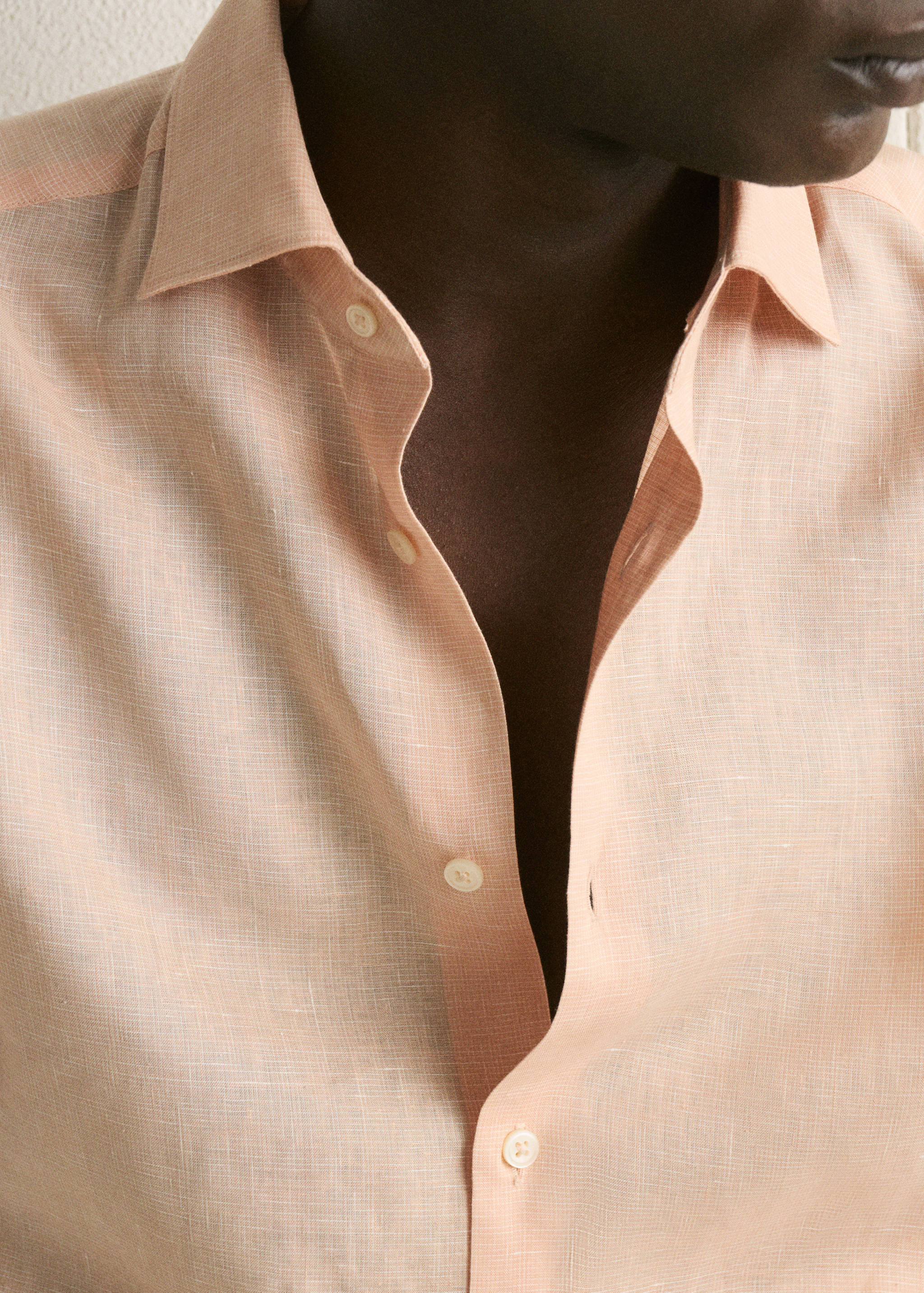 Camisa slim fit 100% lino - Detalle del artículo 9