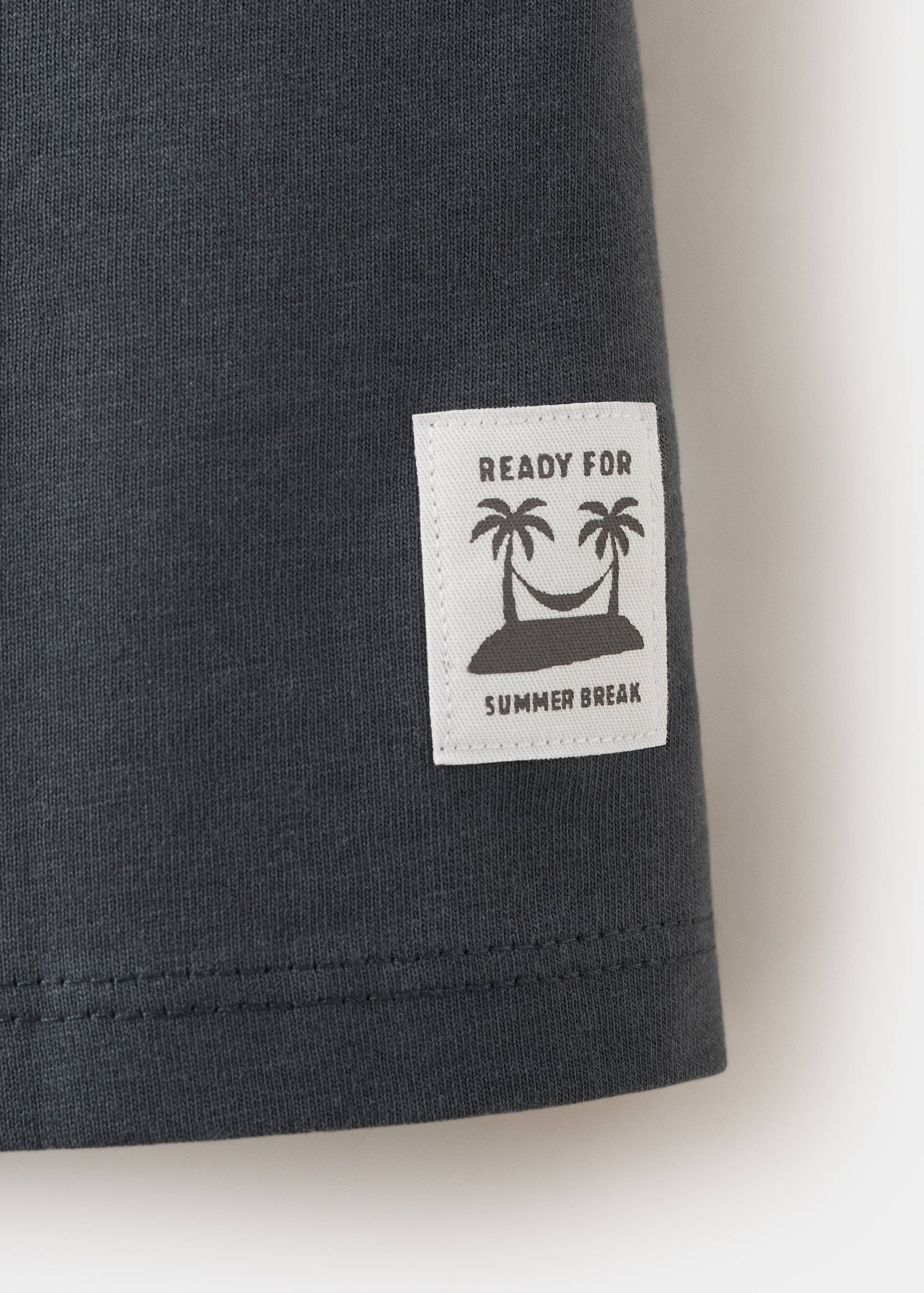 Printed cotton-blend t-shirt - Details of the article 0