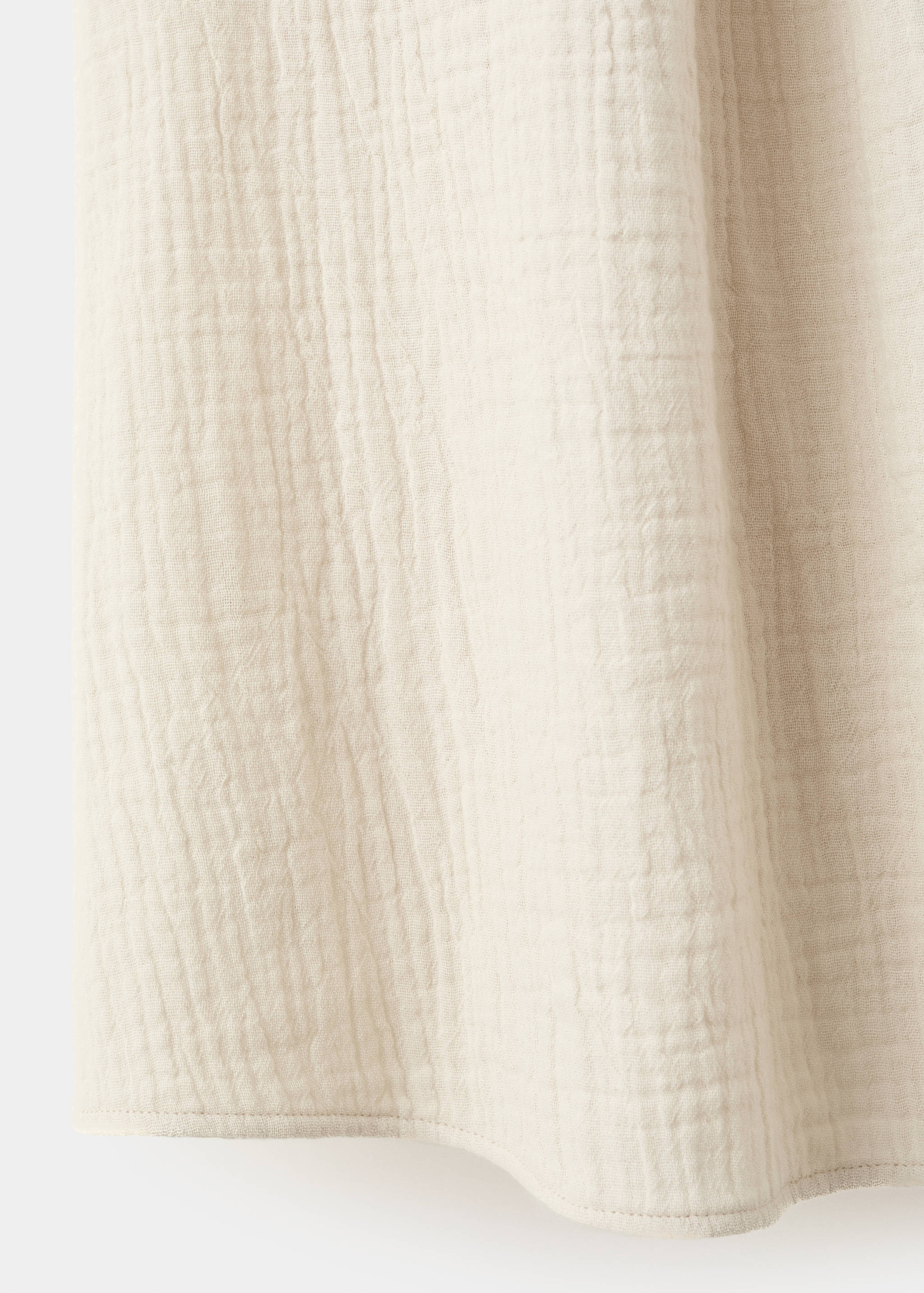 Unifarbenes Pyjama-Trägertop aus Baumwolle - Detail des Artikels 0